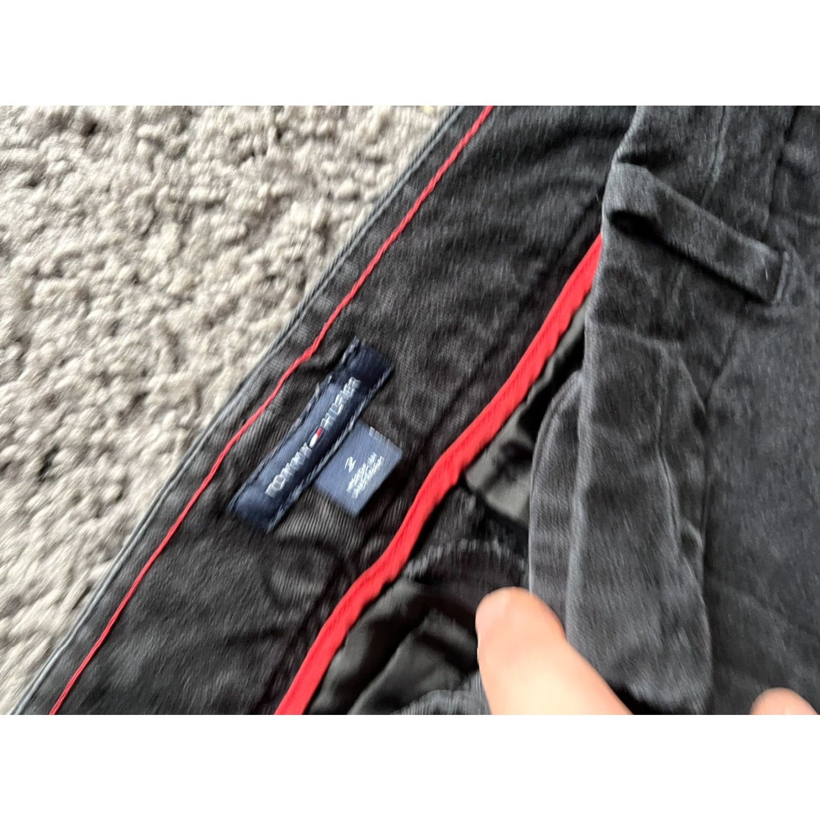 Tommy Hilfiger Tommy Hilfiger Womens Skinny Pants Size 2 Black Stretch Twill Comfort Casual Workwear Size 26" / US 2 / IT 38 - 7 Thumbnail