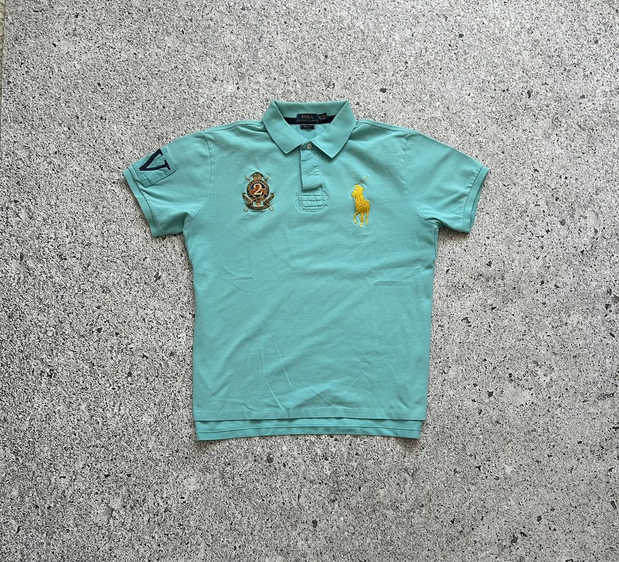 Polo Ralph Lauren × RRL Ralph Lauren × Rugby Ralph Lauren Vintage Polo Ralph Lauren Country Riders Polo T-Shirt Size US XL / EU 56 / 4 - 2 Thumbnail