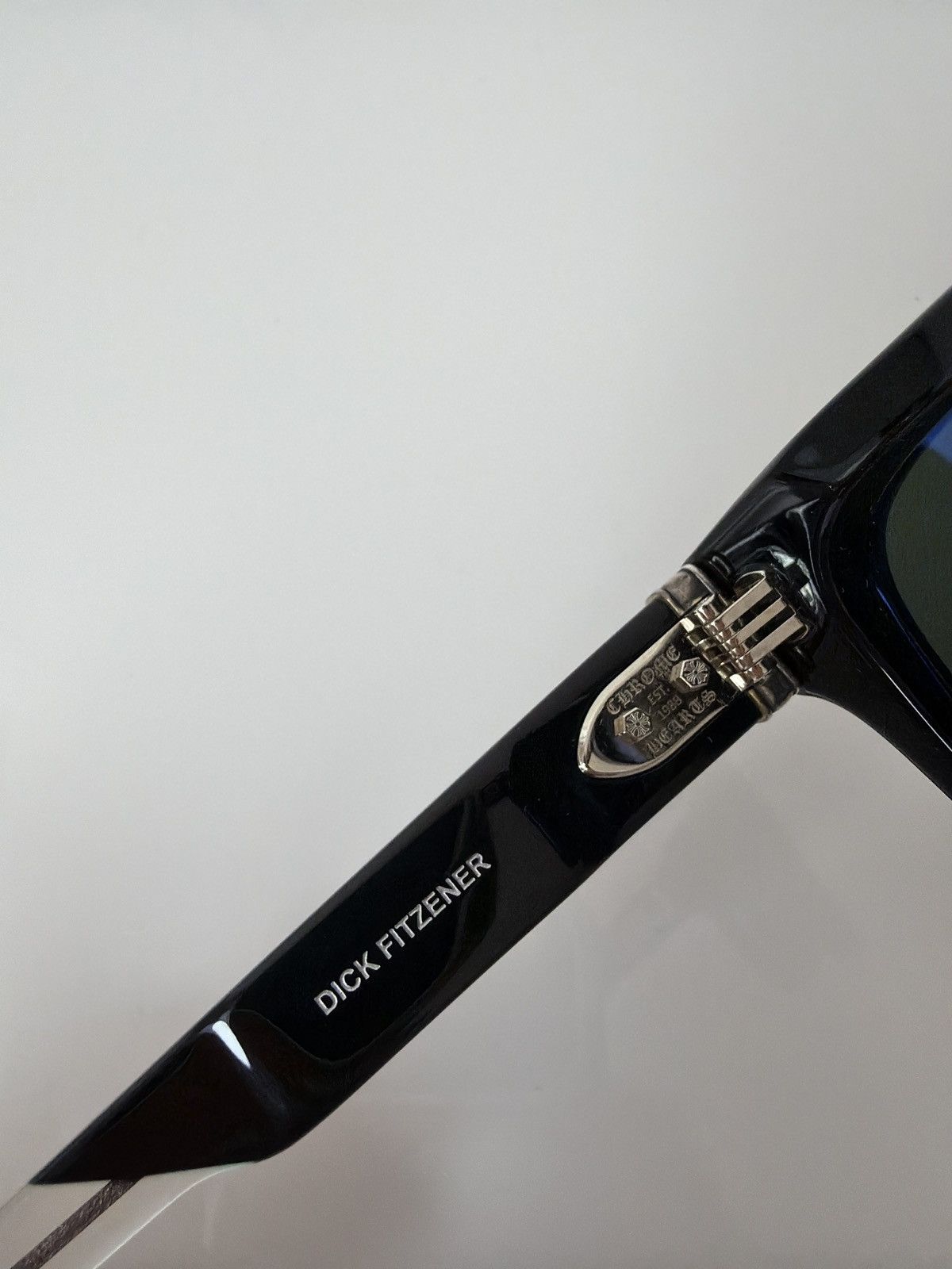 Chrome Hearts Chrome Hearts Dick Fitzener Sunglasses New Black Crystal Size ONE SIZE - 9 Thumbnail
