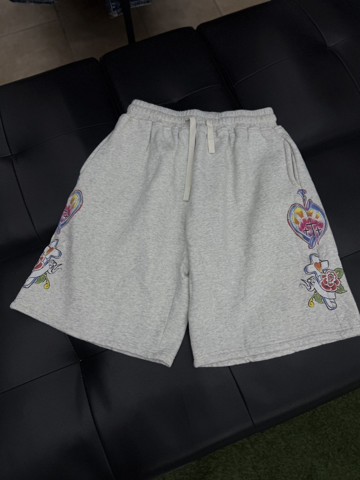 Other We Are Righteous Grey Cotton Shorts Size S (NEW) Size US 29 - 1 Thumbnail