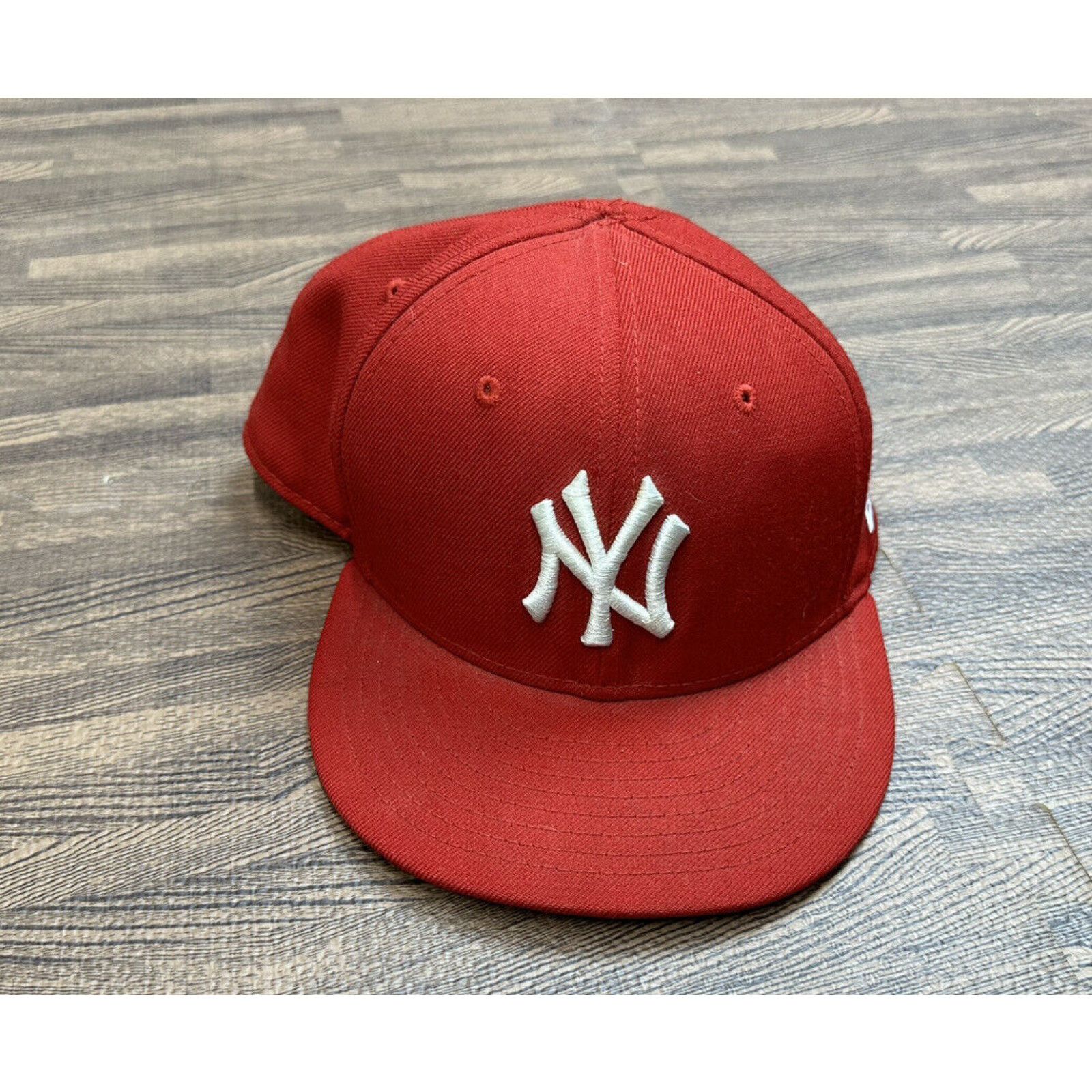 New Era VTG NEW YORK YANKEES New Era Red Fred Durst Limp Bizkit Wool ...