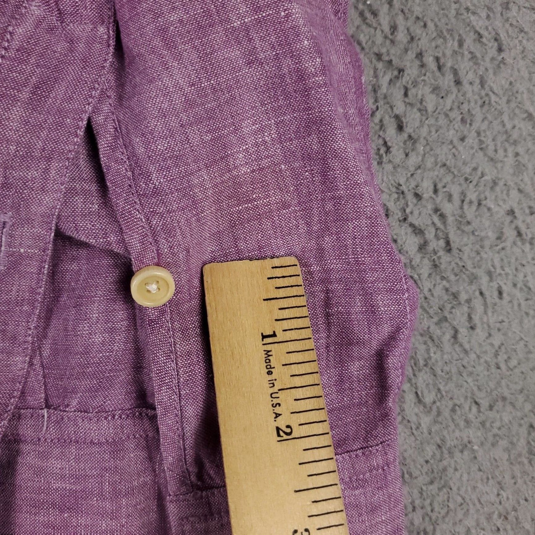 Tommy Bahama Tommy Bahama Shirt Mens Small Purple Linen Button-Up Long Sleeve Casual Size US S / EU 44-46 / 1 - 4 Thumbnail