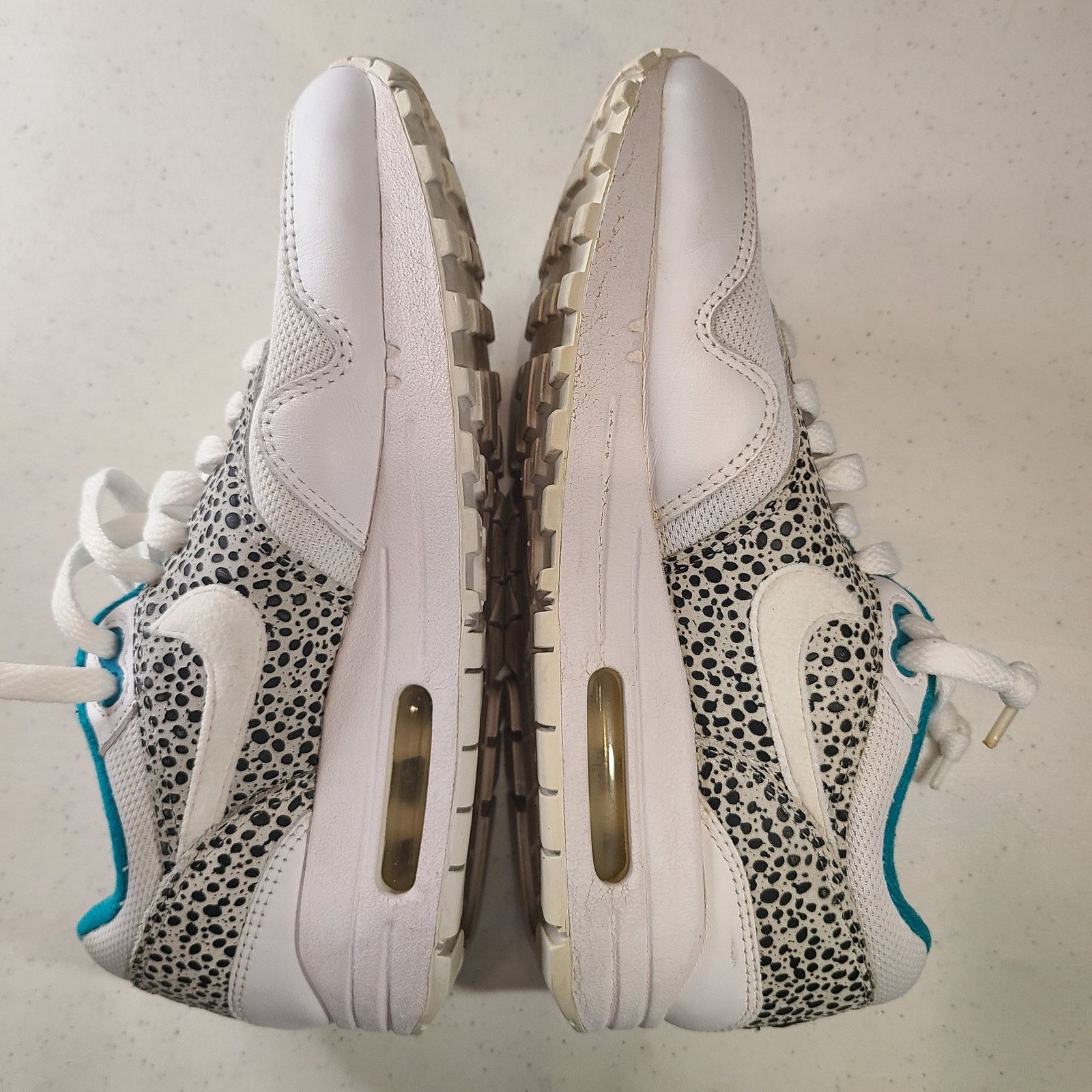 Nike Nike Air Max 1 Safari Pack White Glass Aqua Blue 6.5 RARE Size US 10 / IT 40 - 3 Thumbnail