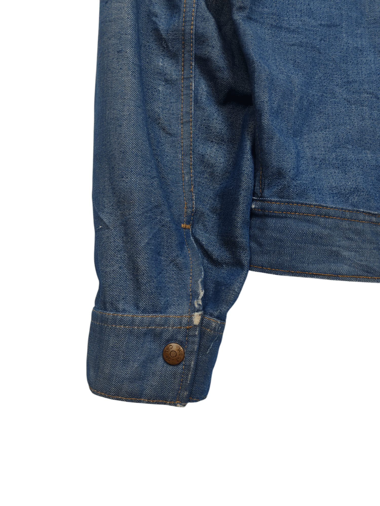 Lee × Vintage Vintage Distressed 70's Lee Western Denim jacket Size US XL / EU 56 / 4 - 9 Thumbnail
