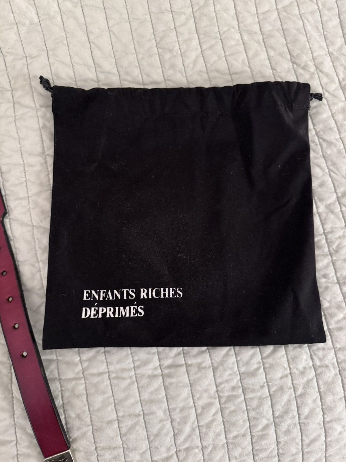 Enfants Riches Deprimes ERD Goodbye Johnny 4cm belt sz 85