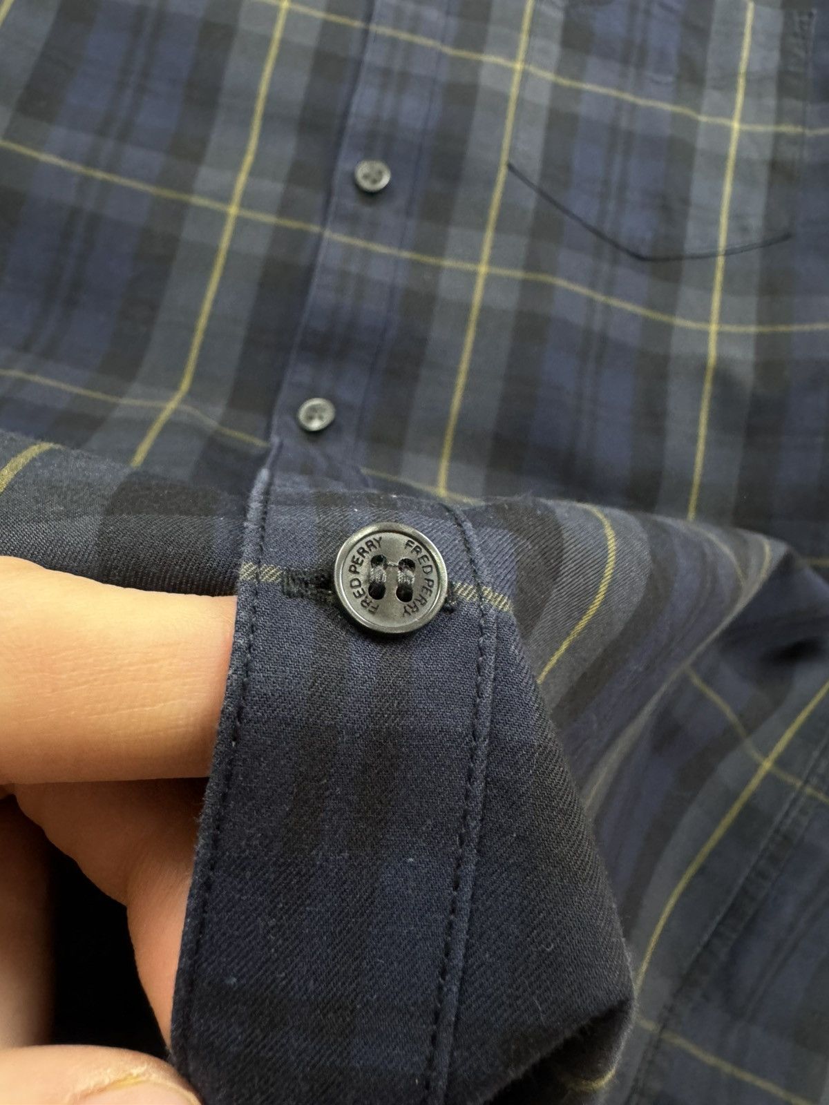 Other Fred Perry Plaid Shirt Button Up Long Sleeve Mens Size Small Size US S / EU 44-46 / 1 - 5 Thumbnail