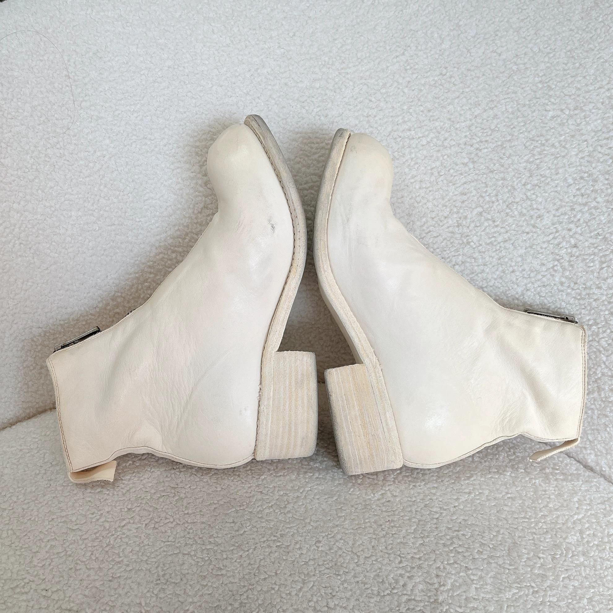 Guidi Guid White Short Boots 37.5 (Used) Size US 7 / IT 37 - 5 Thumbnail
