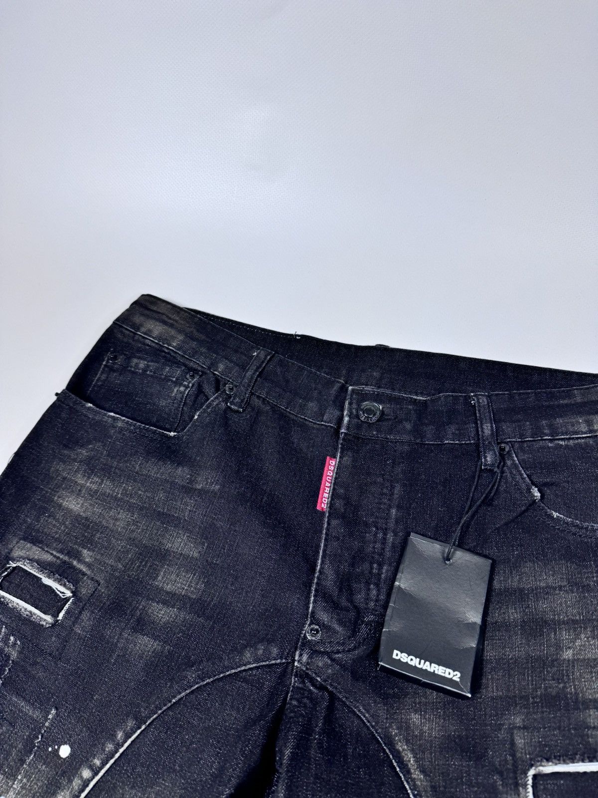 Dsquared2 Dsquared2 exclusive distressed multi logo jeans pants size M Size US 32 / EU 48 - 10 Thumbnail