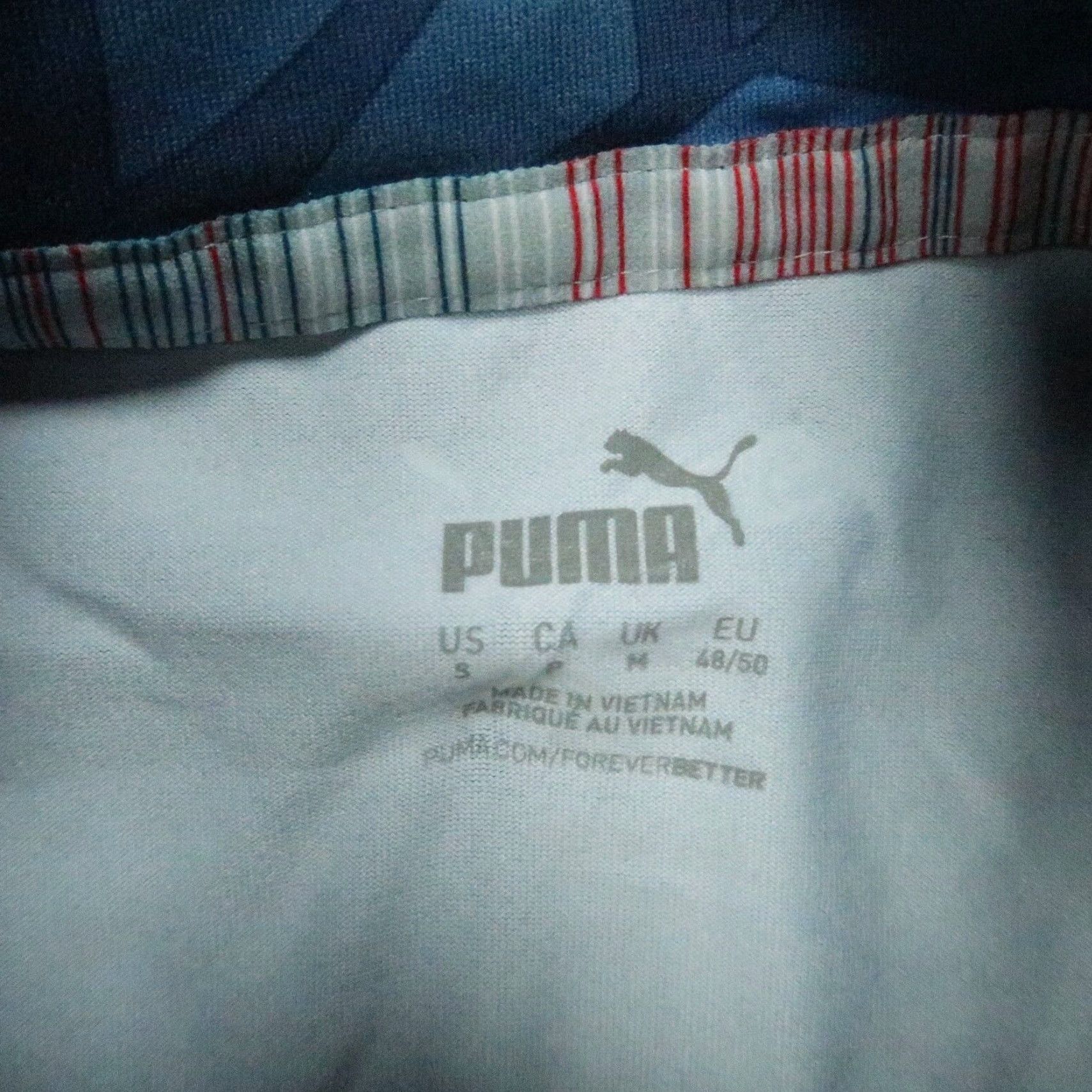Puma Puma Pullover Mens Small Blue Volition America Performance Quarter Zip Abstract Size US S / EU 44-46 / 1 - 3 Thumbnail