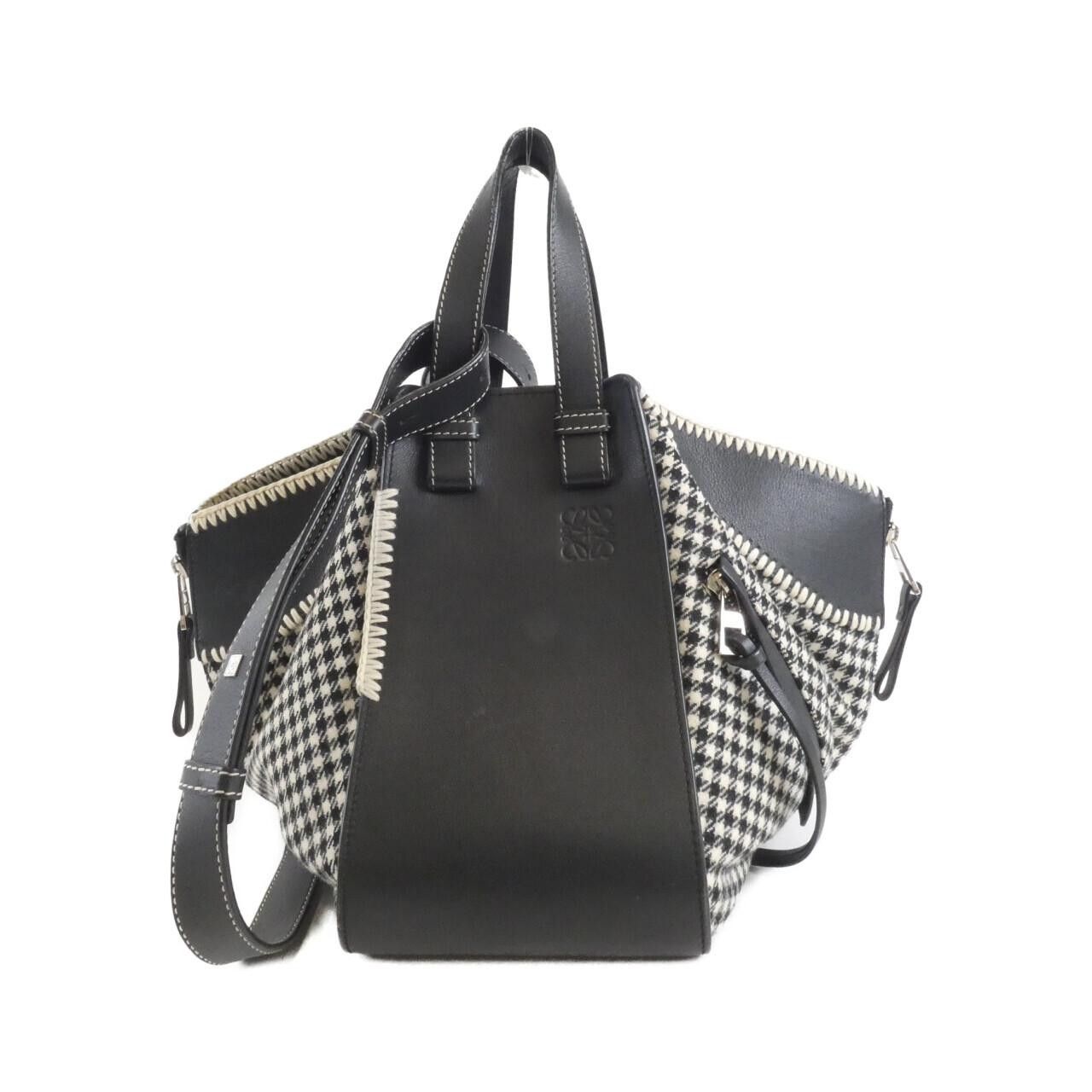 Loewe Loewe Loewe Hammock Small Wool Calfskin 2way Shoulder Bag Leather Shoulder Bag 38749S35 DUTY FREE for USA Size ONE SIZE - 1 Thumbnail