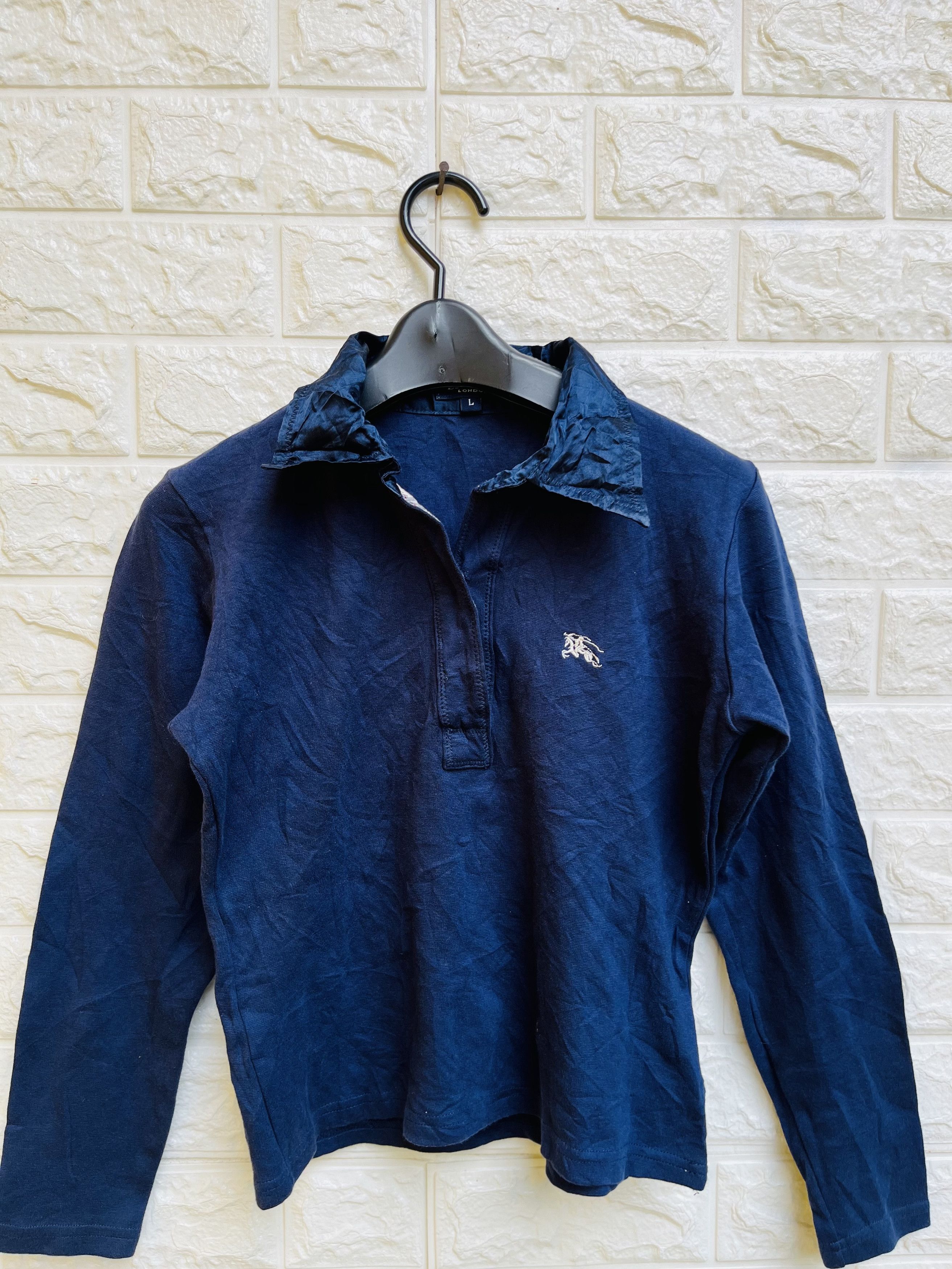 Japanese Brand × Vintage Vintage Burberrys Dark Blue Designer Fashion Style Size S / US 4 / IT 40 - 3 Thumbnail