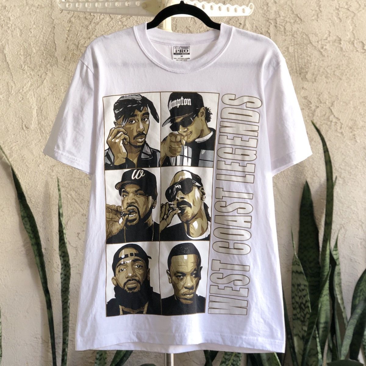 Rap Tees × Vintage Vintage All Time Pro Heavyweight West Coast Legends Shirt Size US M / EU 48-50 / 2 - 2 Thumbnail
