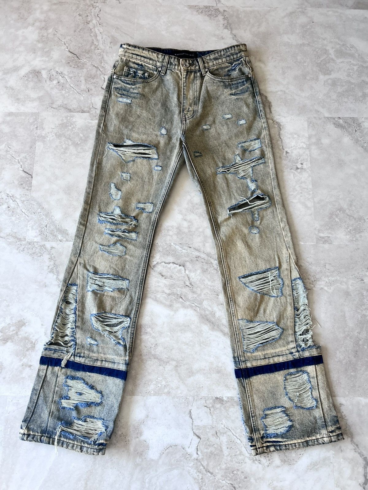 Who Decides War Who Decides War Denim Washed Blue Size 30 Size US 30 / EU 46 - 1 Thumbnail