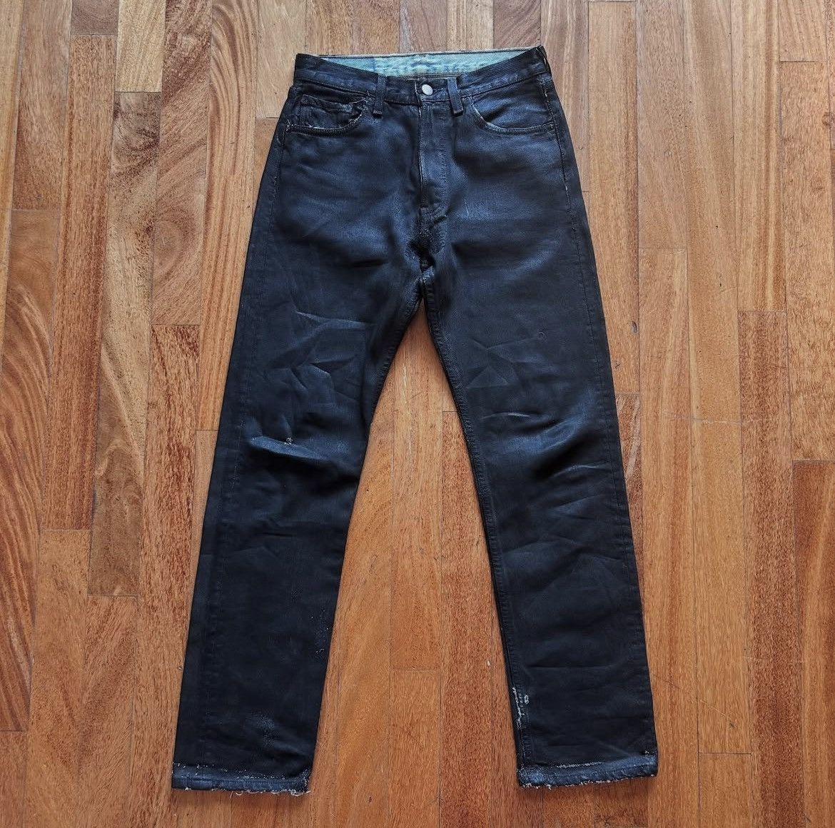 Maison Margiela Maison Margiela AW99 Artisanal Painted Denim Size US 28 / EU 44 - 1 Thumbnail
