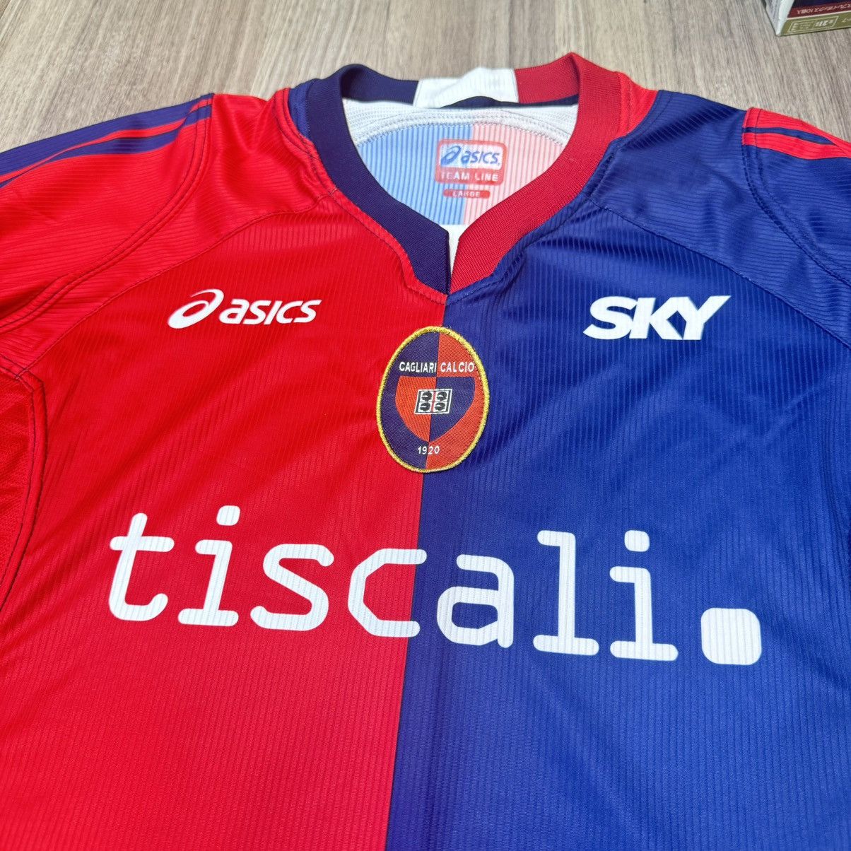 Asics Cagliari 06/07 ASICS home shirt Size US L / EU 52-54 / 3 - 3 Thumbnail