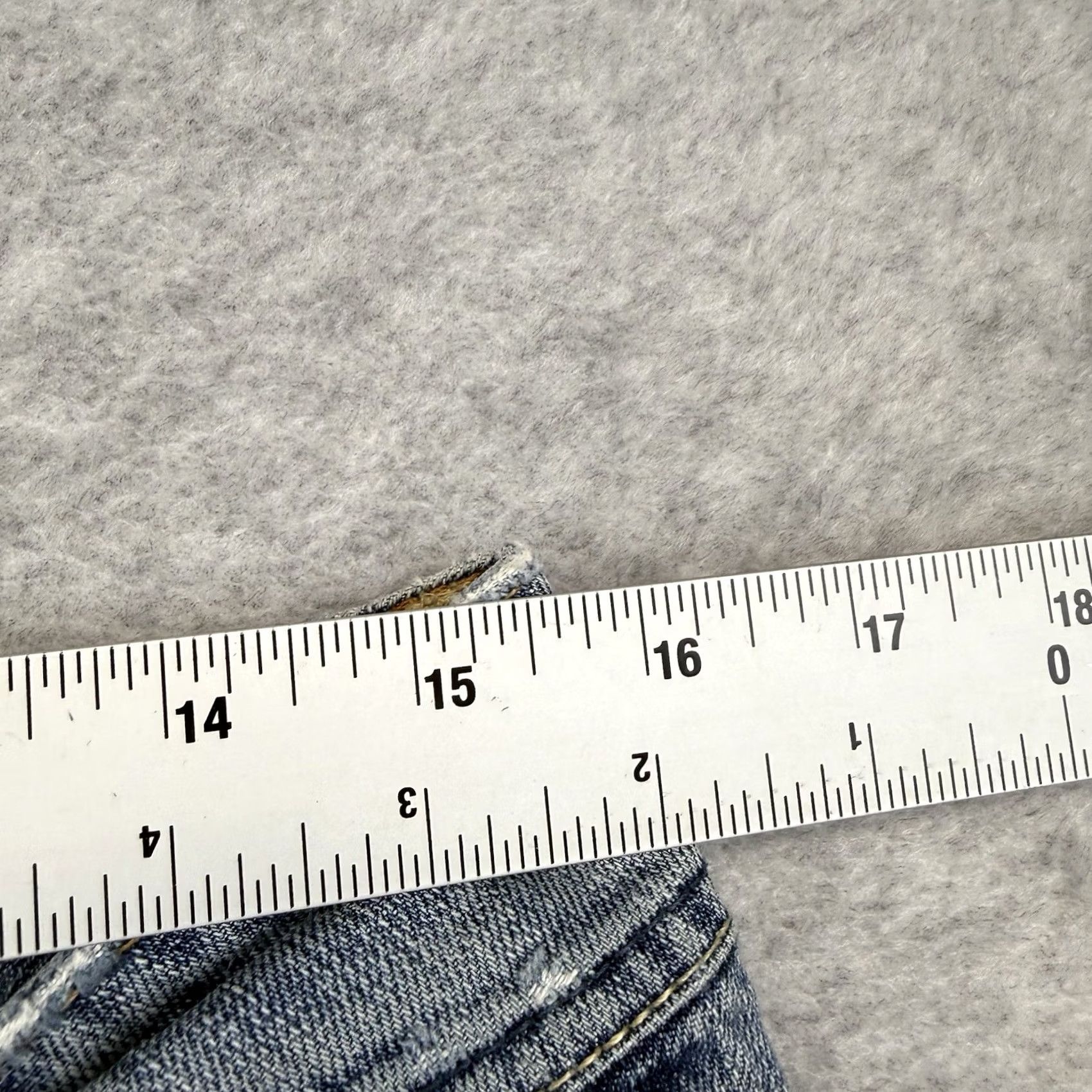 American Eagle Outfitters American Eagle Jeans Flared Distressed Size 8 Regular Blue 00s Women Size 30" / US 8 / IT 44 - 4 Thumbnail