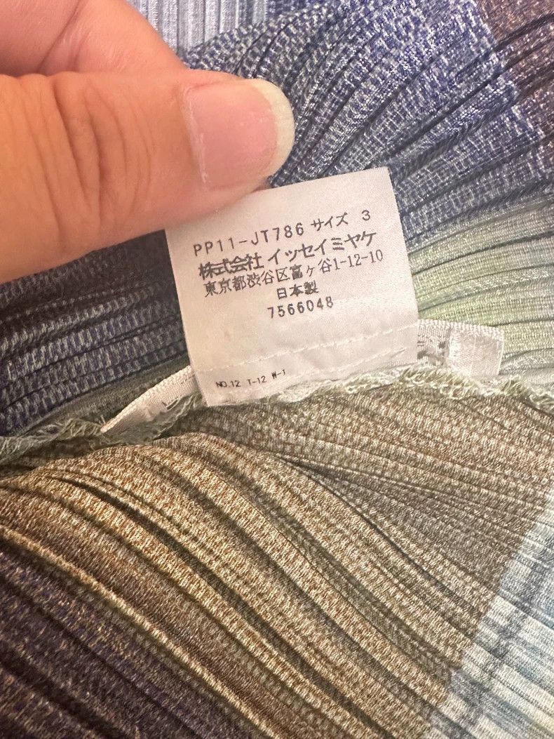 Issey Miyake Issey Miyake size:3 Blue and white retro checkered pleated Size S / US 4 / IT 40 - 4 Thumbnail