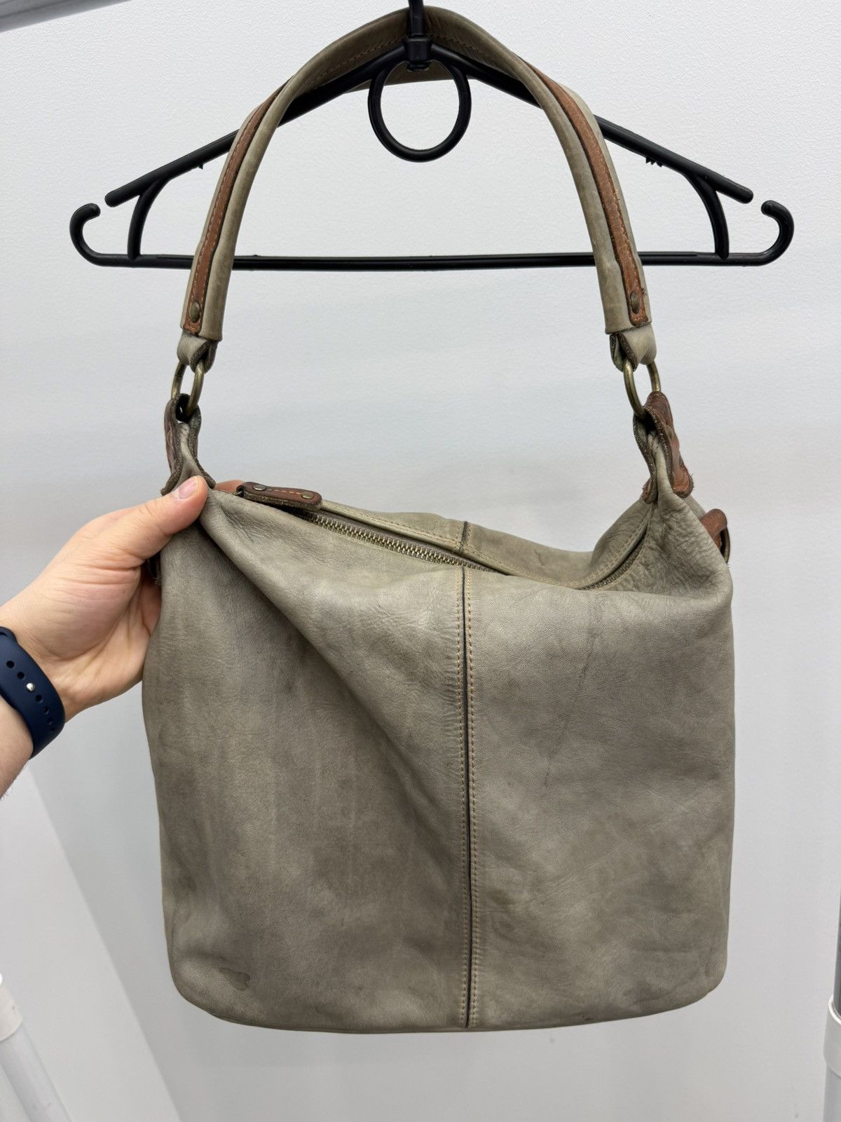Vintage Elisabetta Bayside Distressed Leather Bag Size ONE SIZE - 7 Thumbnail