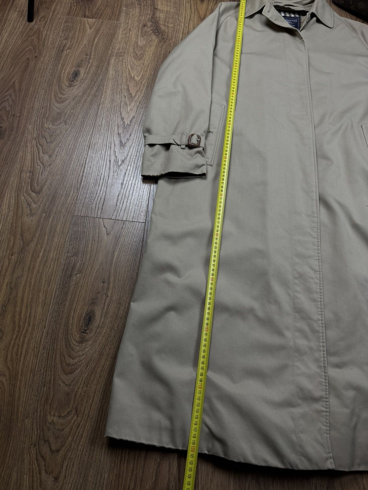 Burberry Vintage trench coat Burberry original luxury streetwear item Size L / US 10 / IT 46 - 7 Thumbnail