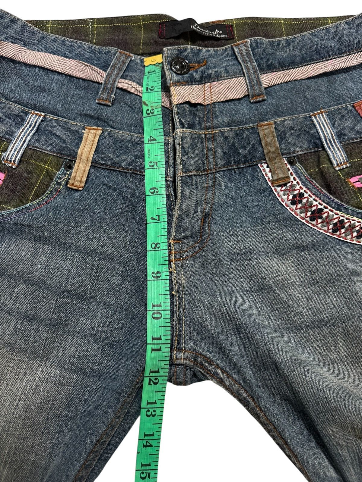 Japanese Brand JAPANESE DOMINATE HANDCRAFTED DOUBLE WAIST DISTRESSED JEANS Size US 32 / EU 48 - 21 Thumbnail