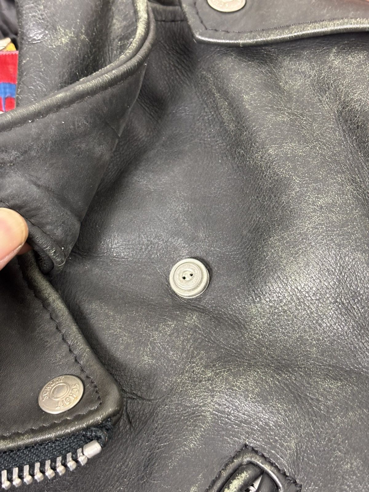 Schott Vintage Schott Perfecto Double CollarJacket/ Nice design Size US M / EU 48-50 / 2 - 10 Thumbnail