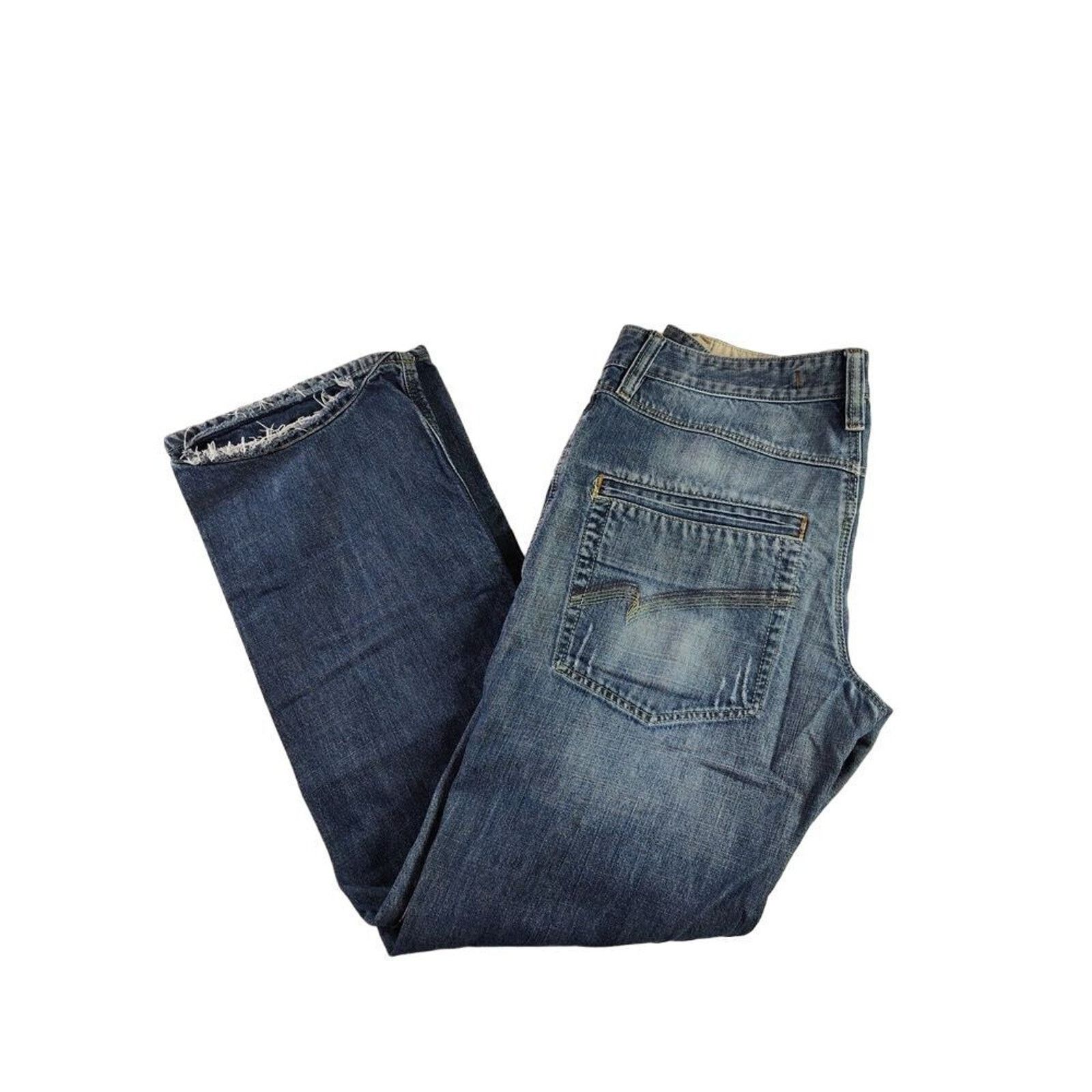 Zara Zara Mens Distressed Jeans Grunge 36x32 Denim Jeans 345 40 Size US 36 / EU 52 - 3 Thumbnail