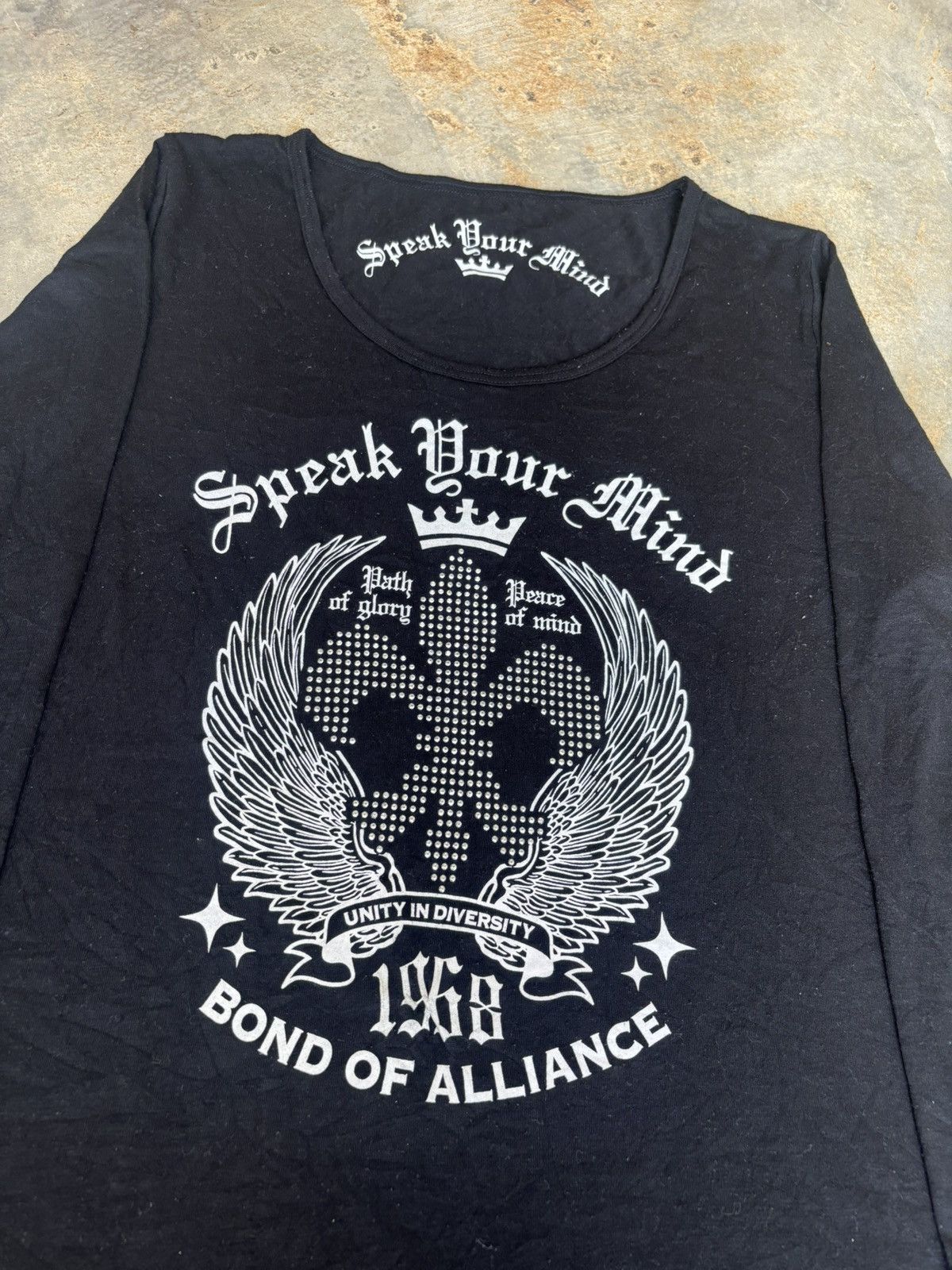 If Six Was Nine × Japanese Brand × Le Grande Bleu (L.G.B.) Y2k Speak your mind Ifsixwasnine Lgb Style Longsleeve Size XL / US 12-14 / IT 48-50 - 2 Thumbnail
