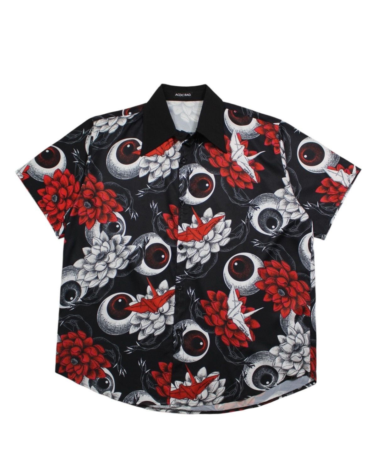 Hysteric Glamour SS2021 ACDC RAG HASUNOHANA 蓮の花 SHIRT Size US XL / EU 56 / 4 - 1 Thumbnail
