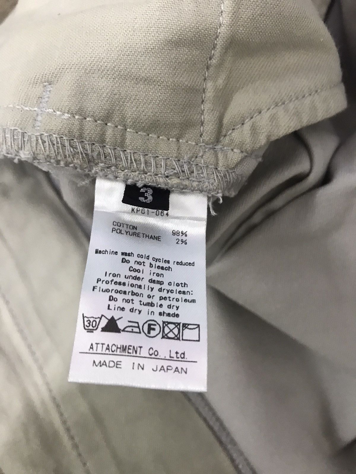 Attachment Attachment Japan Curve Designer Casual Pants - STAINS Size US 31 - 9 Thumbnail