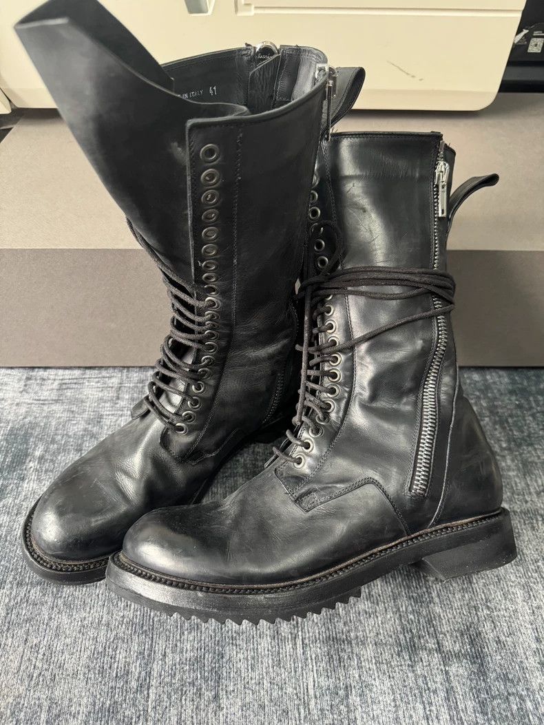 Rick Owens Rick Owens Mainline Heavy Industry High Top Boots Size US 8 / EU 41 - 1 Thumbnail
