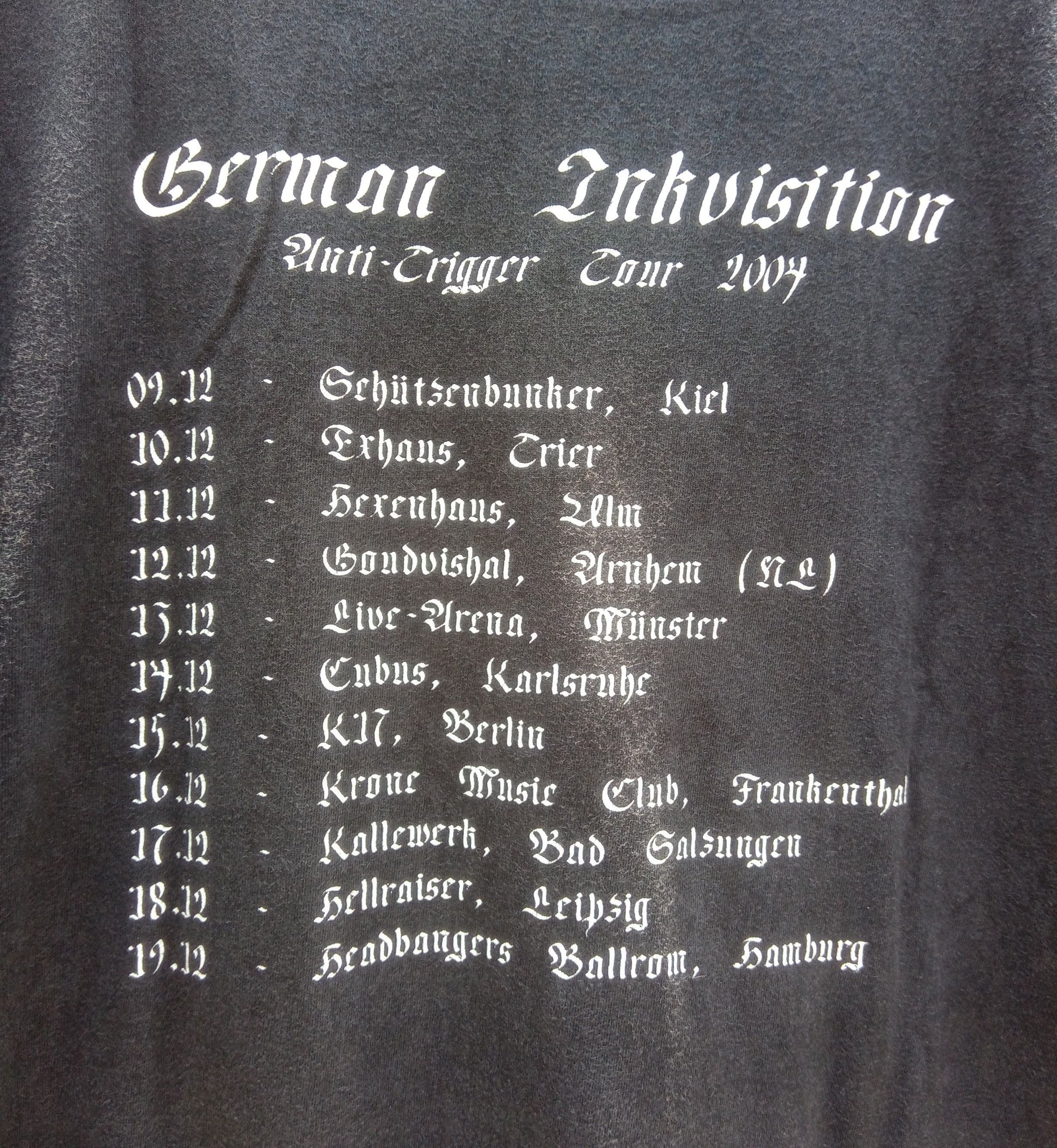 Band Tees × Vintage KOLDBRANN german inkuisition tour 2004 Size US L / EU 52-54 / 3 - 4 Thumbnail