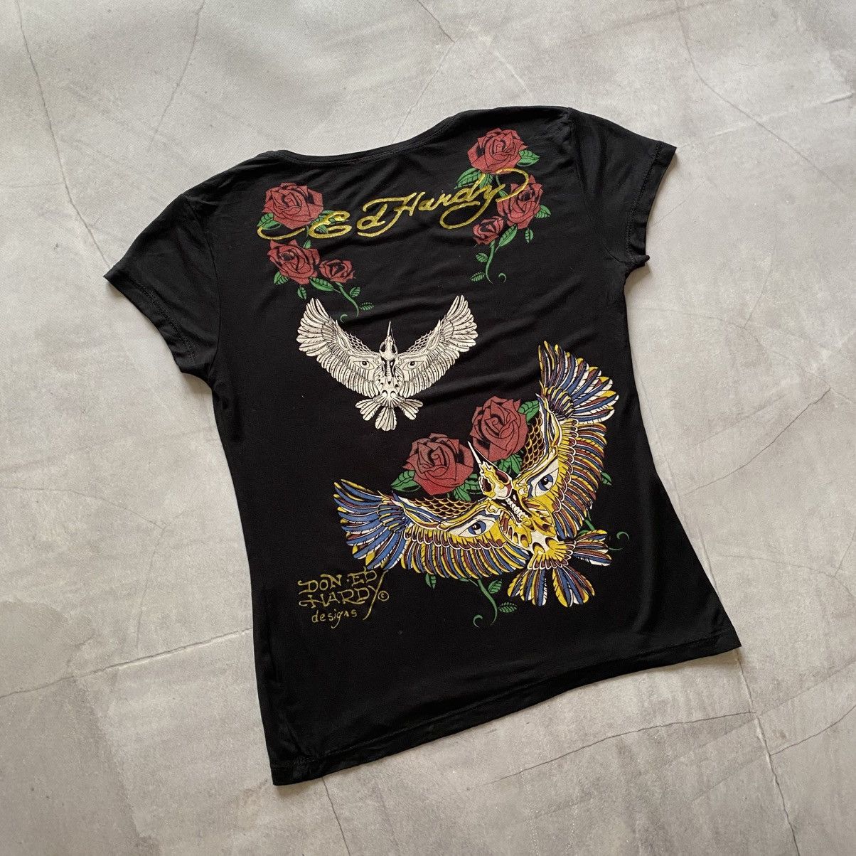 Ed Hardy Y2K Ed Hardy Hysteric Glamour Style T Shirt Cop Copine Vibe Size L / US 10 / IT 46 - 2 Thumbnail