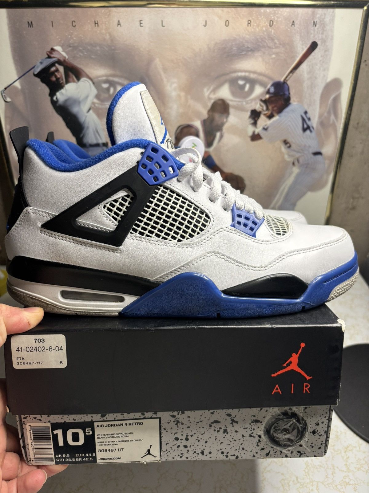 Jordan Brand Air Jordan 4 Retro Motorsports 2017 Size US 10.5 / EU 43-44 - 1 Thumbnail