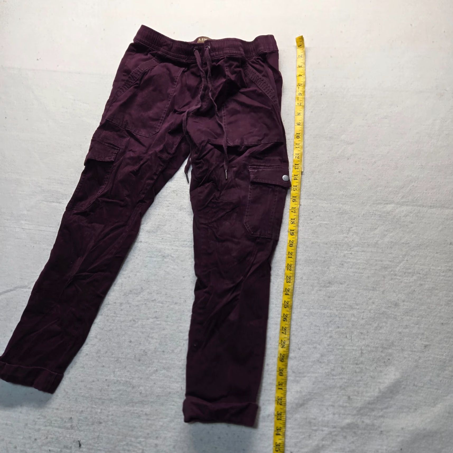 Vintage Lincoln Outfitters Women's Jegging Pant Purple Pull-On Elastic Waist 8 Denim Cotton Cotton-Blend Regular Jeans Adult Womens Purple 80s? Size 30" / US 8 / IT 44 - 6 Thumbnail
