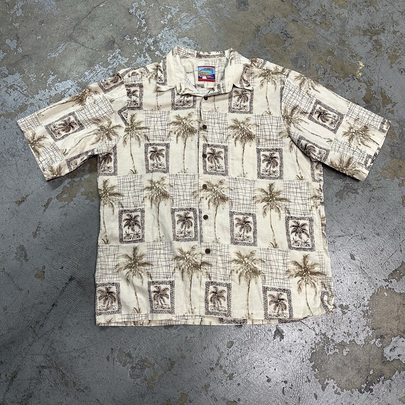 Reyn Spooner Reyn Spooner Joe Kealoha Palm Trees Hawaiian Shirt Large Men Size US L / EU 52-54 / 3 - 2 Thumbnail