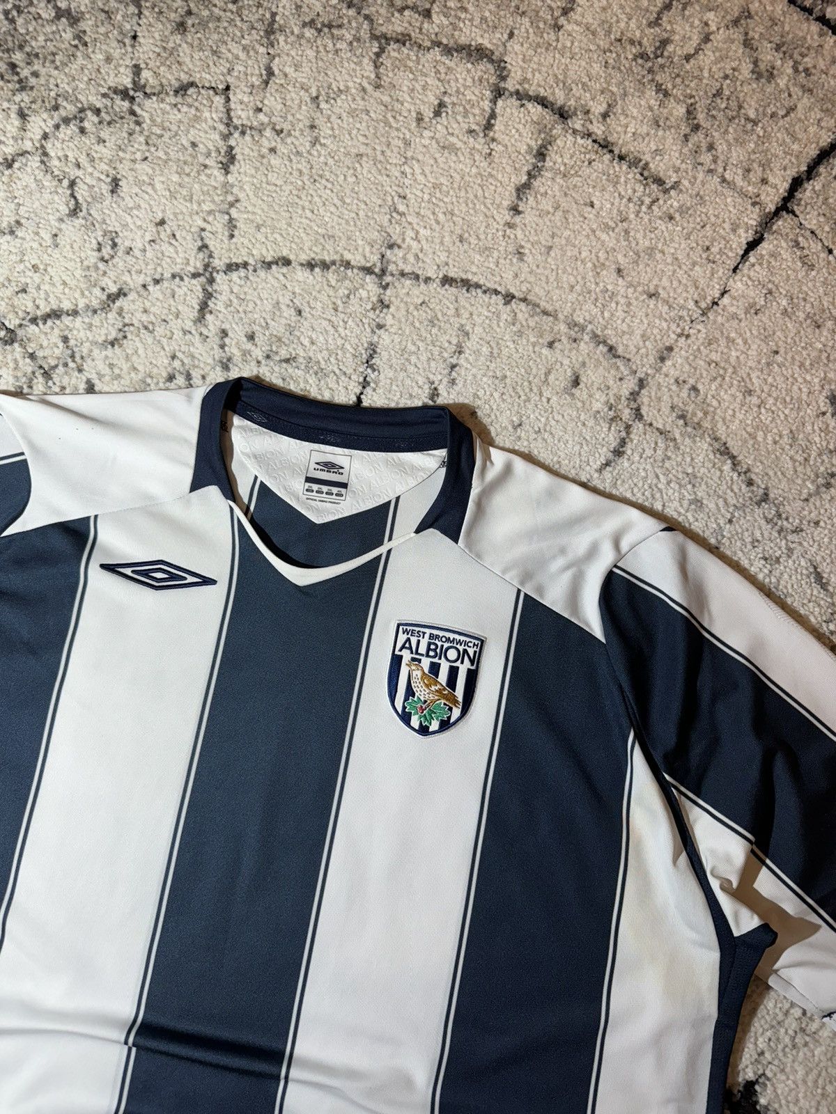 Umbro × Vintage Vintage West Bromwich Albion 2008/09 Umbro Jersey Blokcore Size US XXL / EU 58 / 5 - 5 Thumbnail