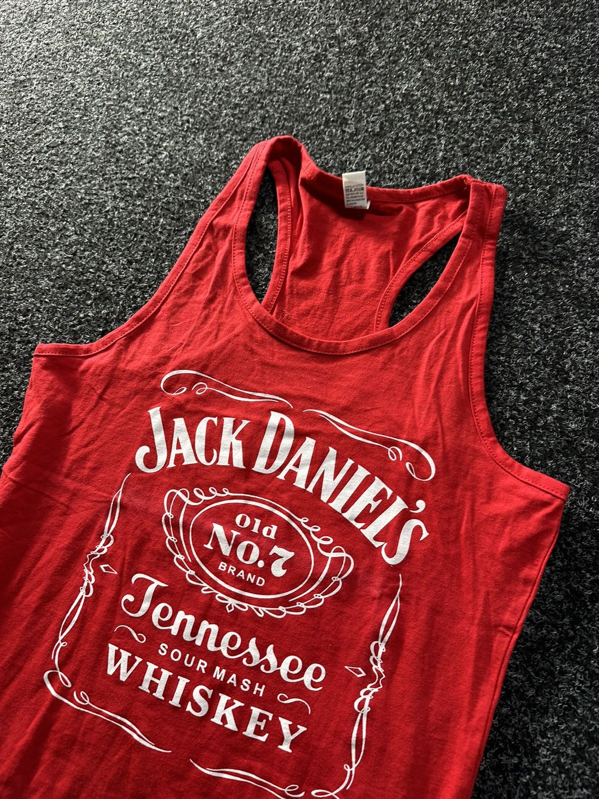 Vintage RARE🚨Vintage Y2K 00s Jack Daniels tank top number nine Size US S / EU 44-46 / 1 - 2 Thumbnail