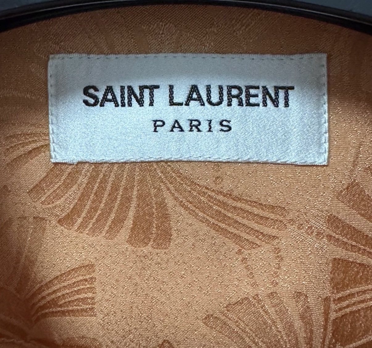 Saint Laurent Paris Saint Laurent 21SS Runway Silk All-Over Hibiscus Print Shirt Size US M / EU 48-50 / 2 - 6 Thumbnail