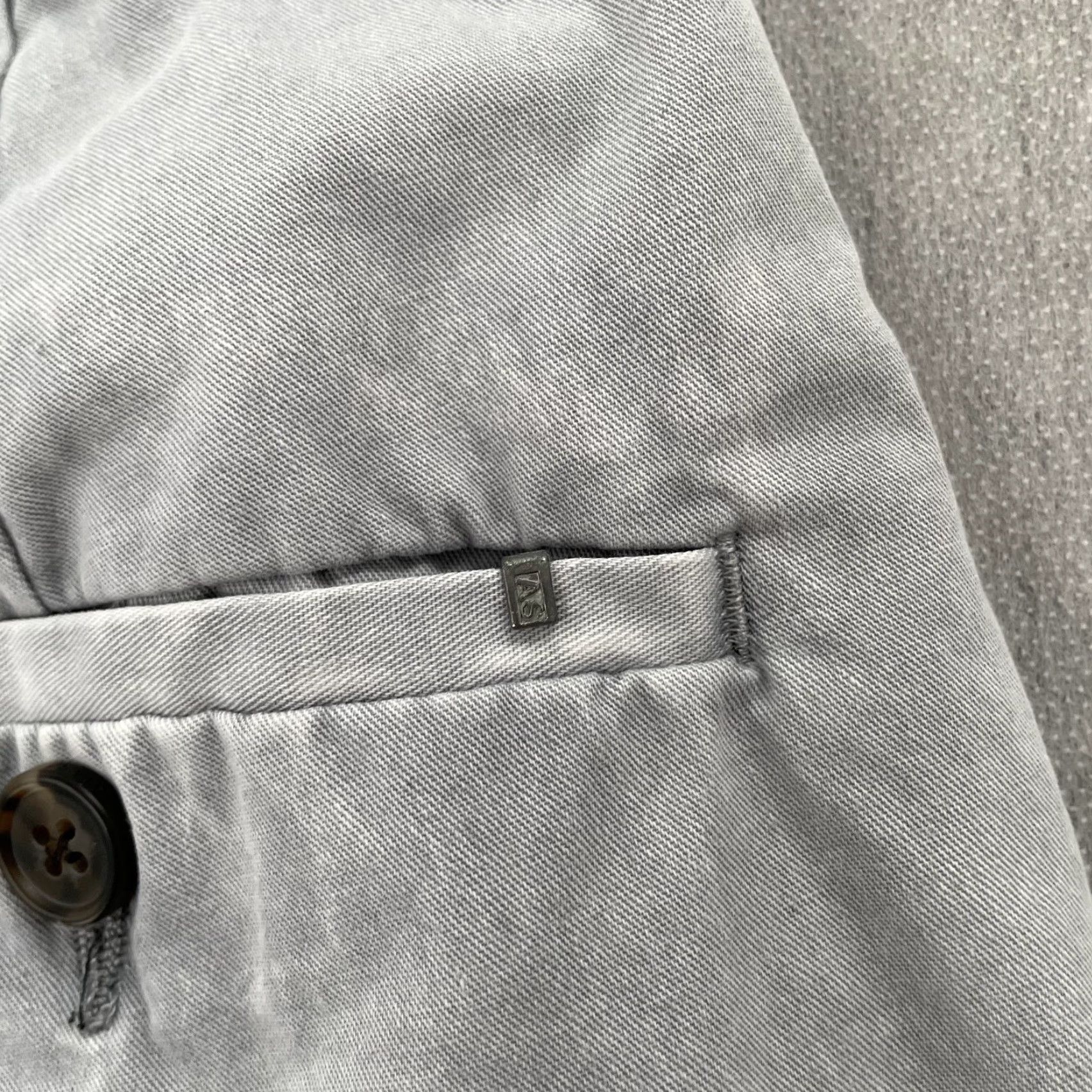 Allsaints VINTAGE All Saints Shorts Men 28 Gray Cotton Casual Summer Bowfell Twill Button Pockets Size US 28 / EU 44 - 4 Thumbnail