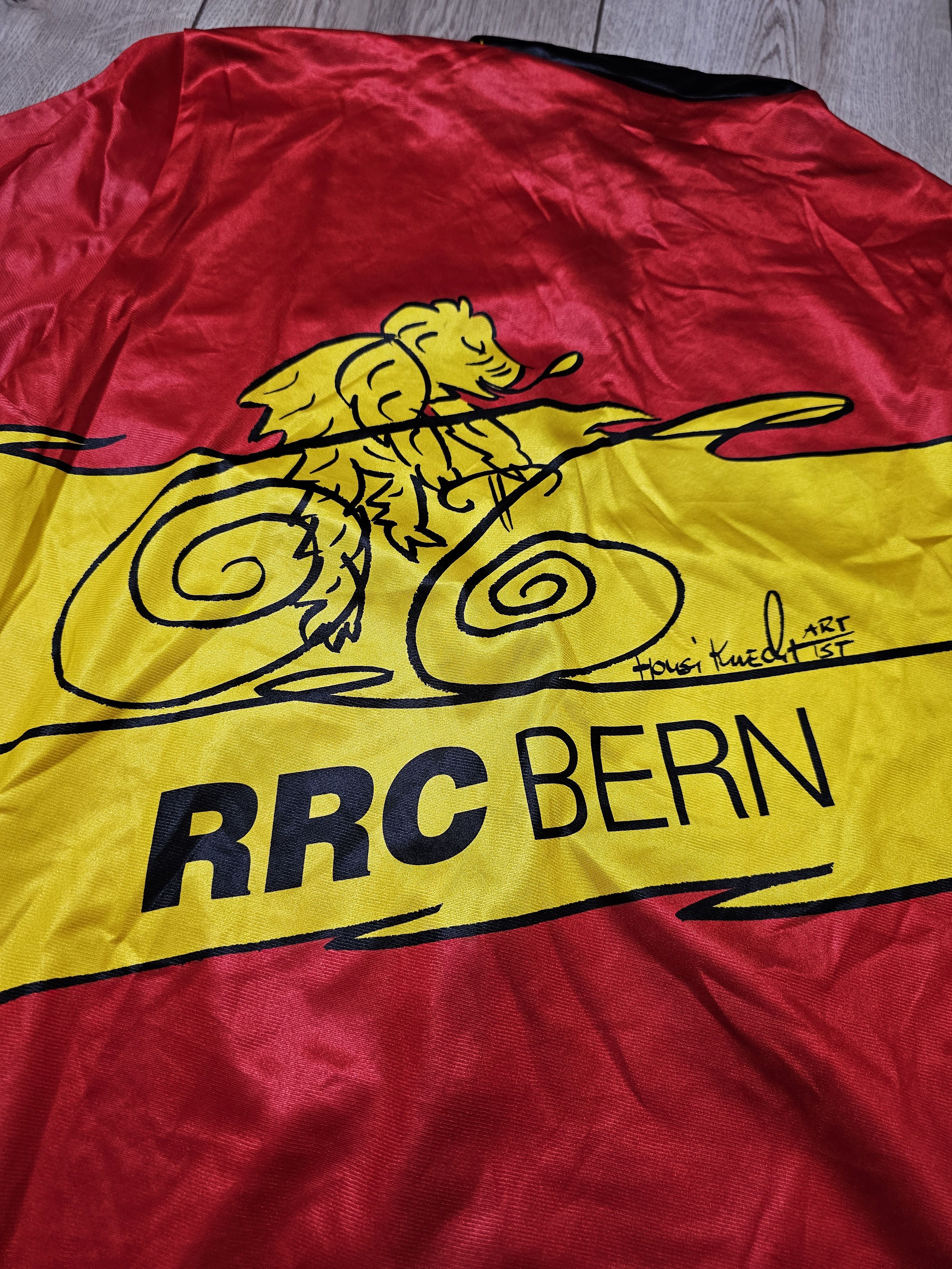 Vintage RRC BERN CYCLING JERSEY 90s SWITZERLAND CYCLING JERSEY Size US L / EU 52-54 / 3 - 6 Thumbnail
