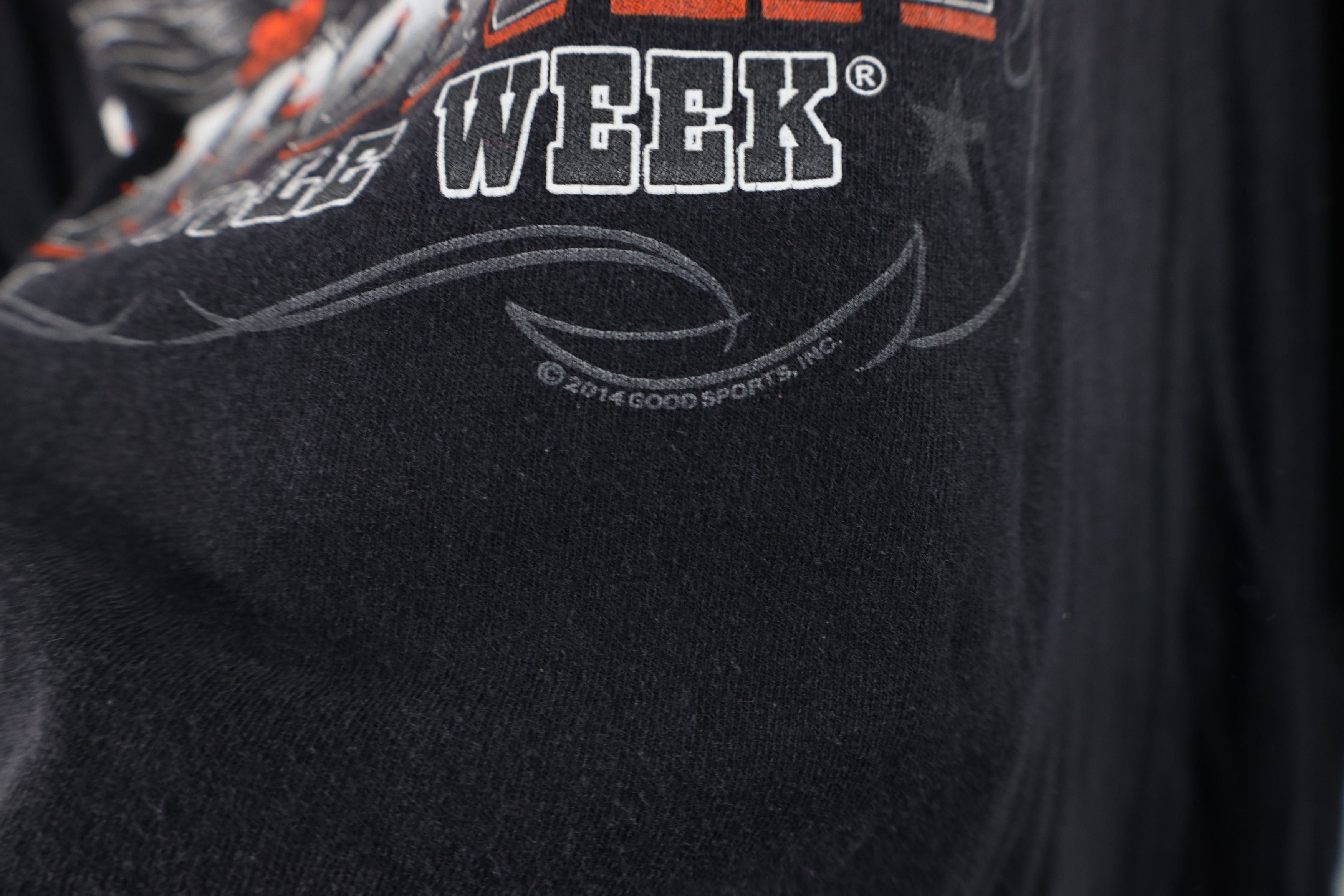 Vintage Vintage Y2K Spell Laconia Bike Week Motorcycle T-Shirt Black Size US XXL / EU 58 / 5 - 6 Thumbnail