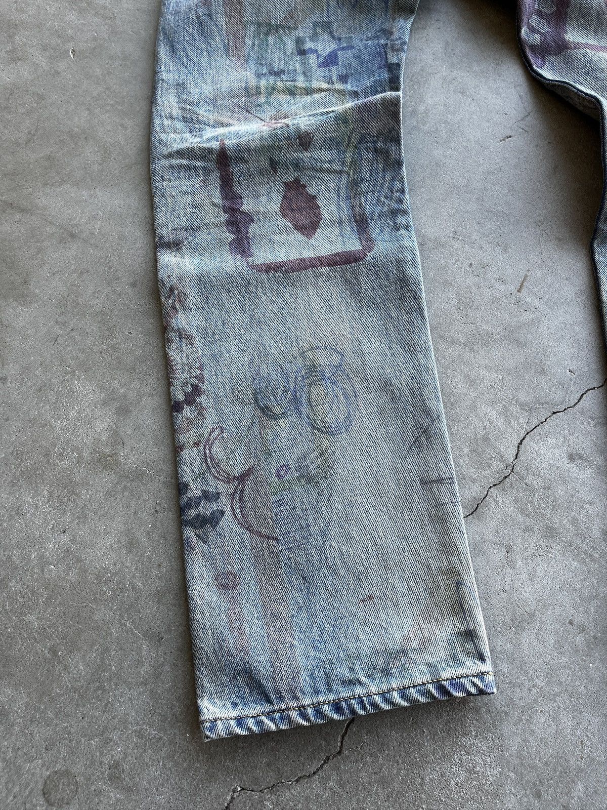 John Elliott John Elliot Daze Scribble Jeans (unisex) Size US 32 / EU 48 - 13 Thumbnail