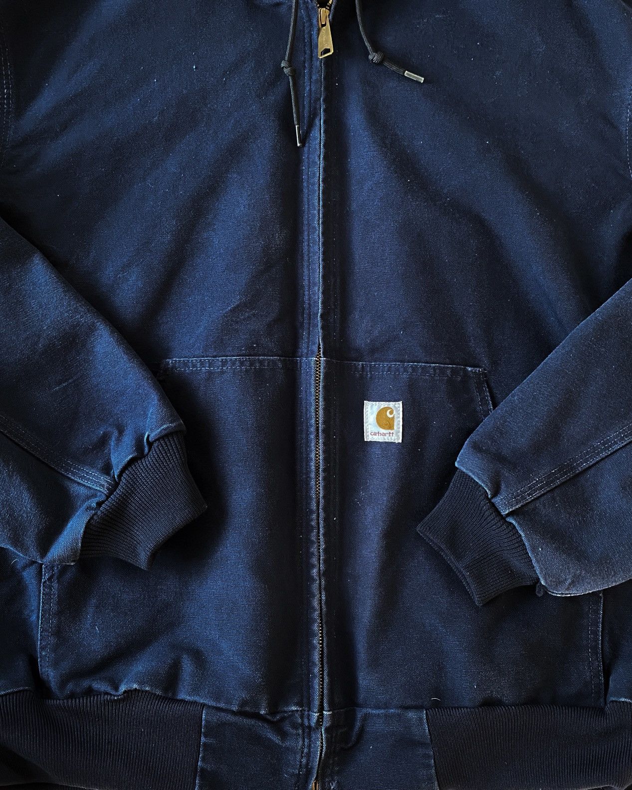 Carhartt VINTAGE CARHARTT HOODED ACTIVE JACKET : MIDNIGHT BLUE Size US XL / EU 56 / 4 - 2 Thumbnail