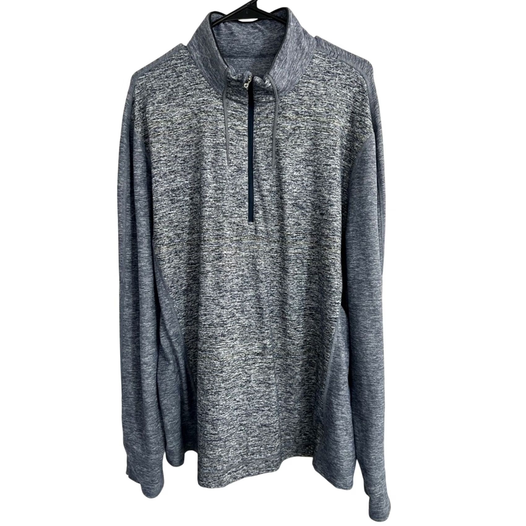 Lululemon Lululemon Mens Sweater Blue Gray 1/4 Zip Pullover XL Jacket Windbreaker Shirts? Size US XL / EU 56 / 4 - 2 Thumbnail