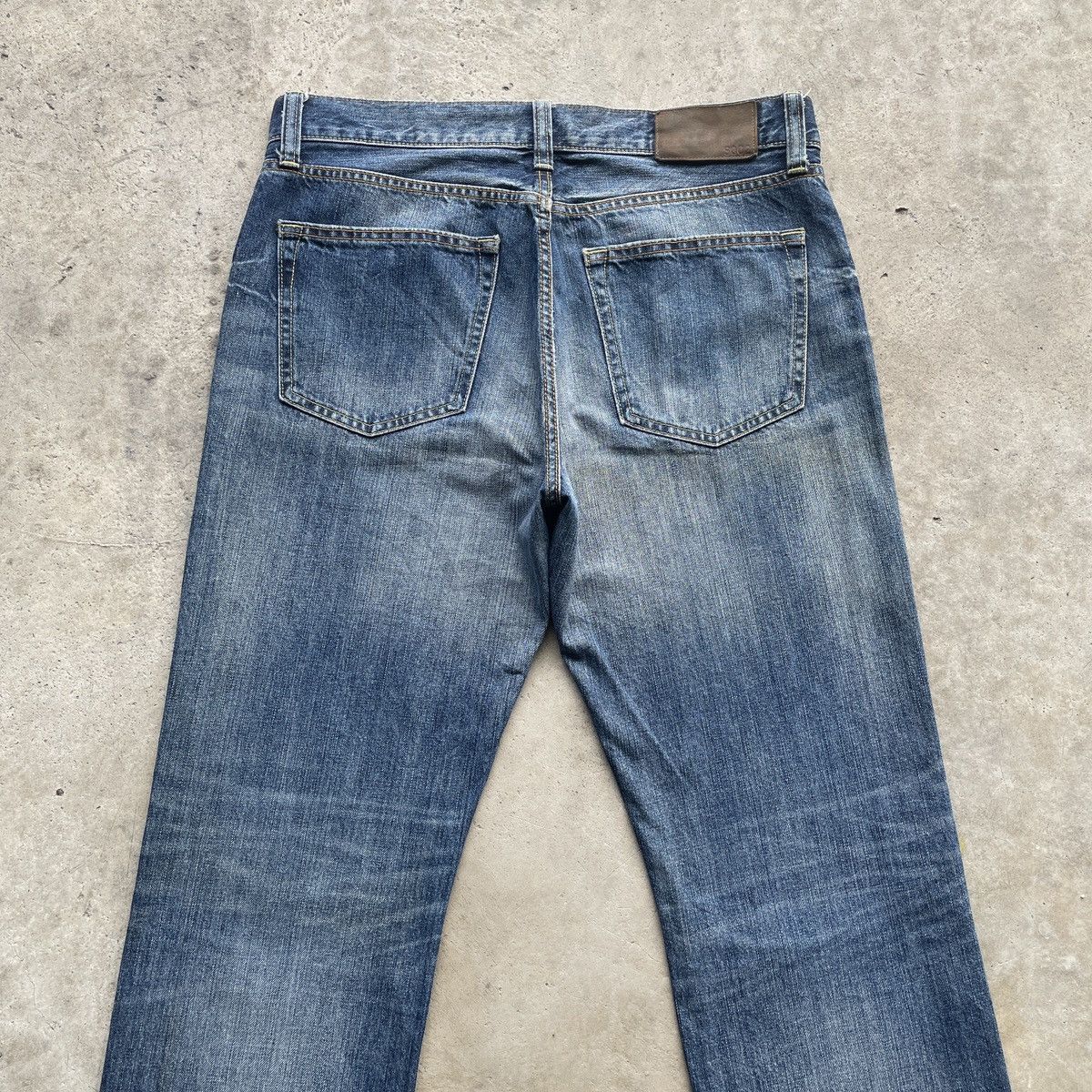 Japanese Brand Vintage Japanese Faded Denim Distressed Jeans Pants W34 Size US 34 / EU 50 - 9 Thumbnail