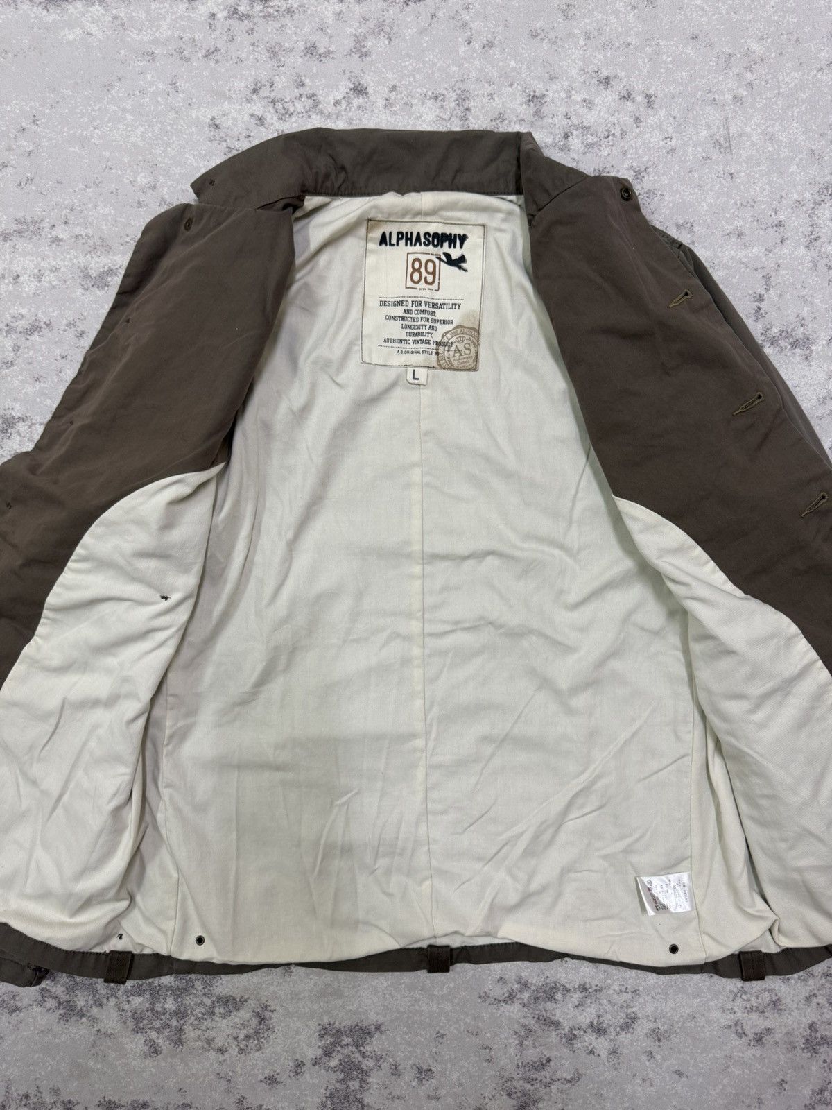 Vintage Alphasophy Field Military Jacket Slang Pocket Size US M / EU 48-50 / 2 - 8 Thumbnail