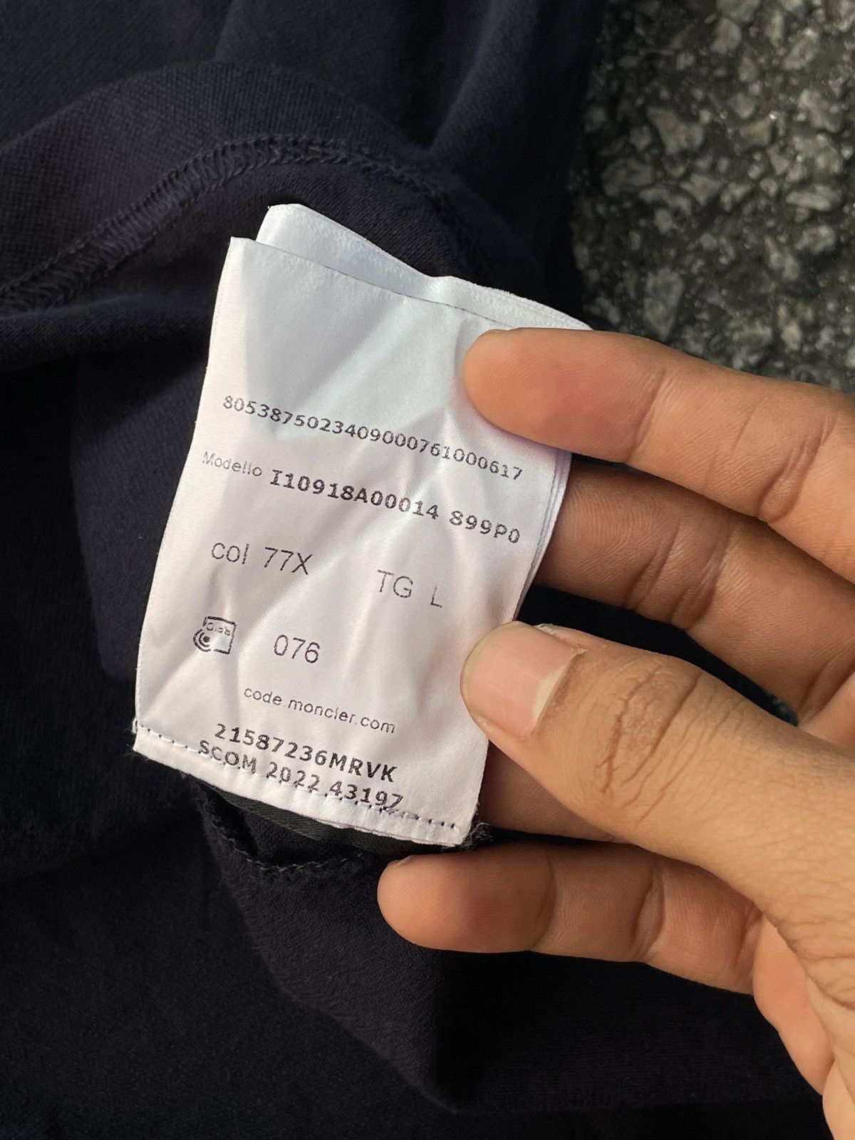 Moncler Moncler Stretch Polo Shirt Size US L / EU 52-54 / 3 - 8 Thumbnail