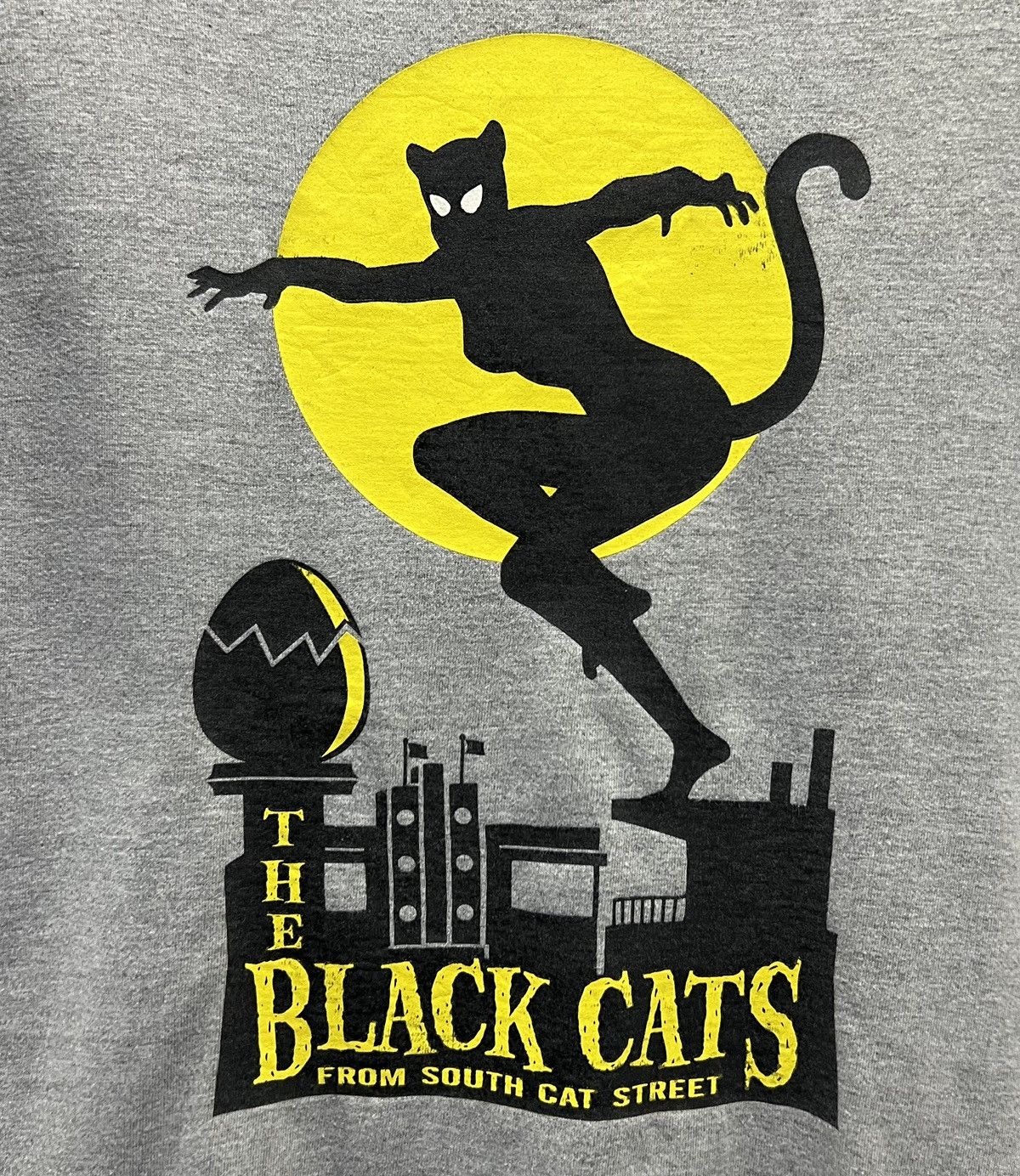 Vintage THE BLACK CATS CREAM SODA 40th ANNIV. 1967-2007 SHIRT Size US M / EU 48-50 / 2 - 3 Thumbnail