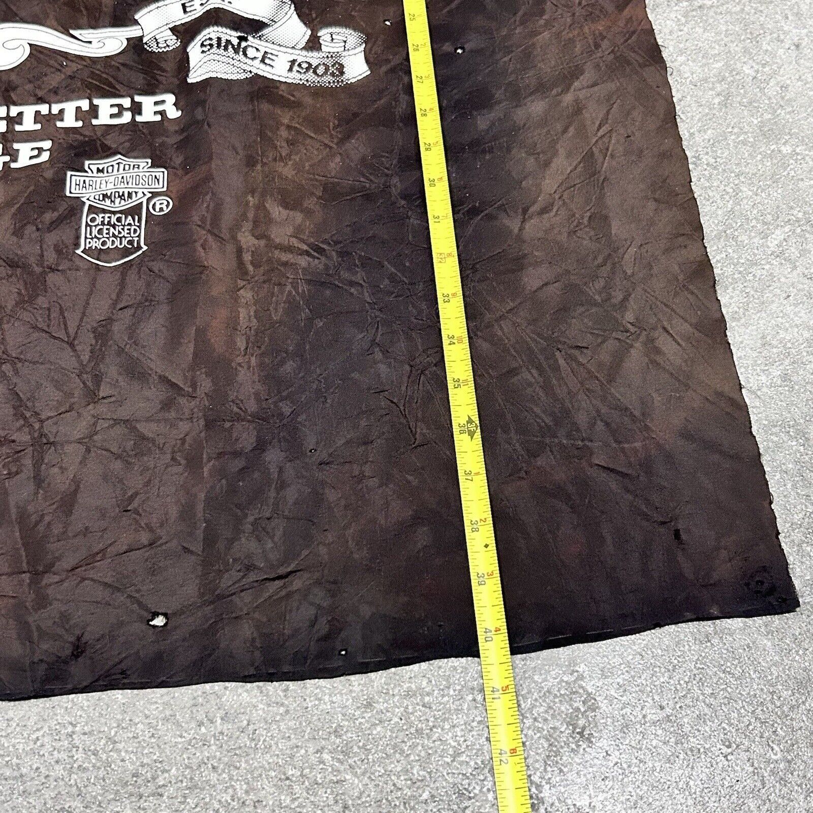 Harley Davidson × Vintage Vintage 80s Harley Davidson Advertising Biker Flag Banner Size ONE SIZE - 7 Thumbnail