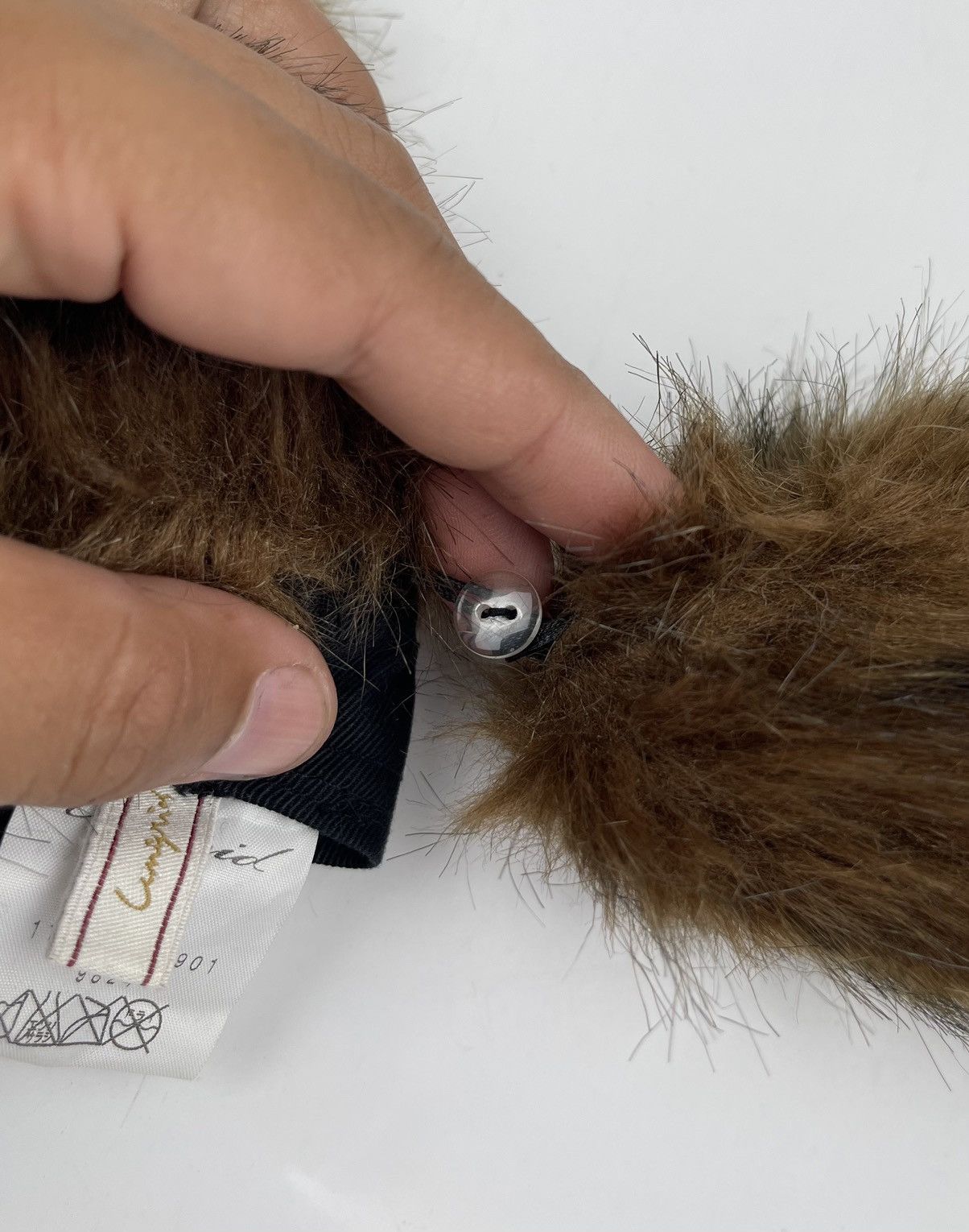 Japanese Brand fur hat with tail Size ONE SIZE - 4 Thumbnail